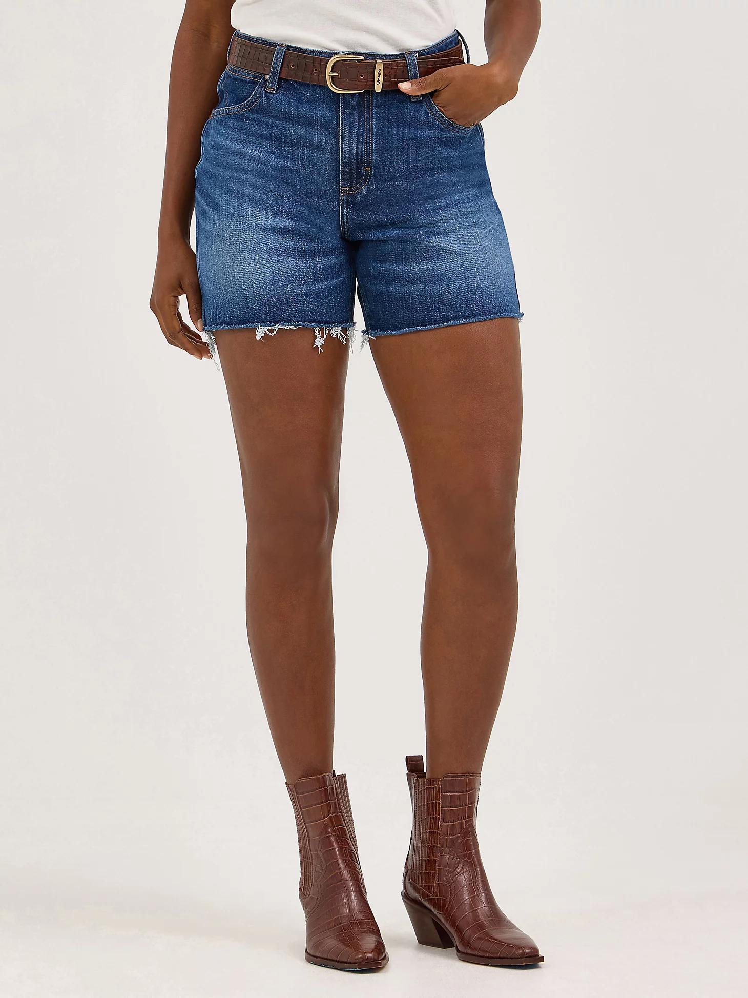 Women's Wrangler® Cowboy Shorts | Women's SHORTS & SKIRTS | Wrangler® Product Image