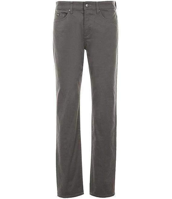 Hugo Boss BOSS H-Delaware Slim Fit Flat Front Stretch Pants Product Image