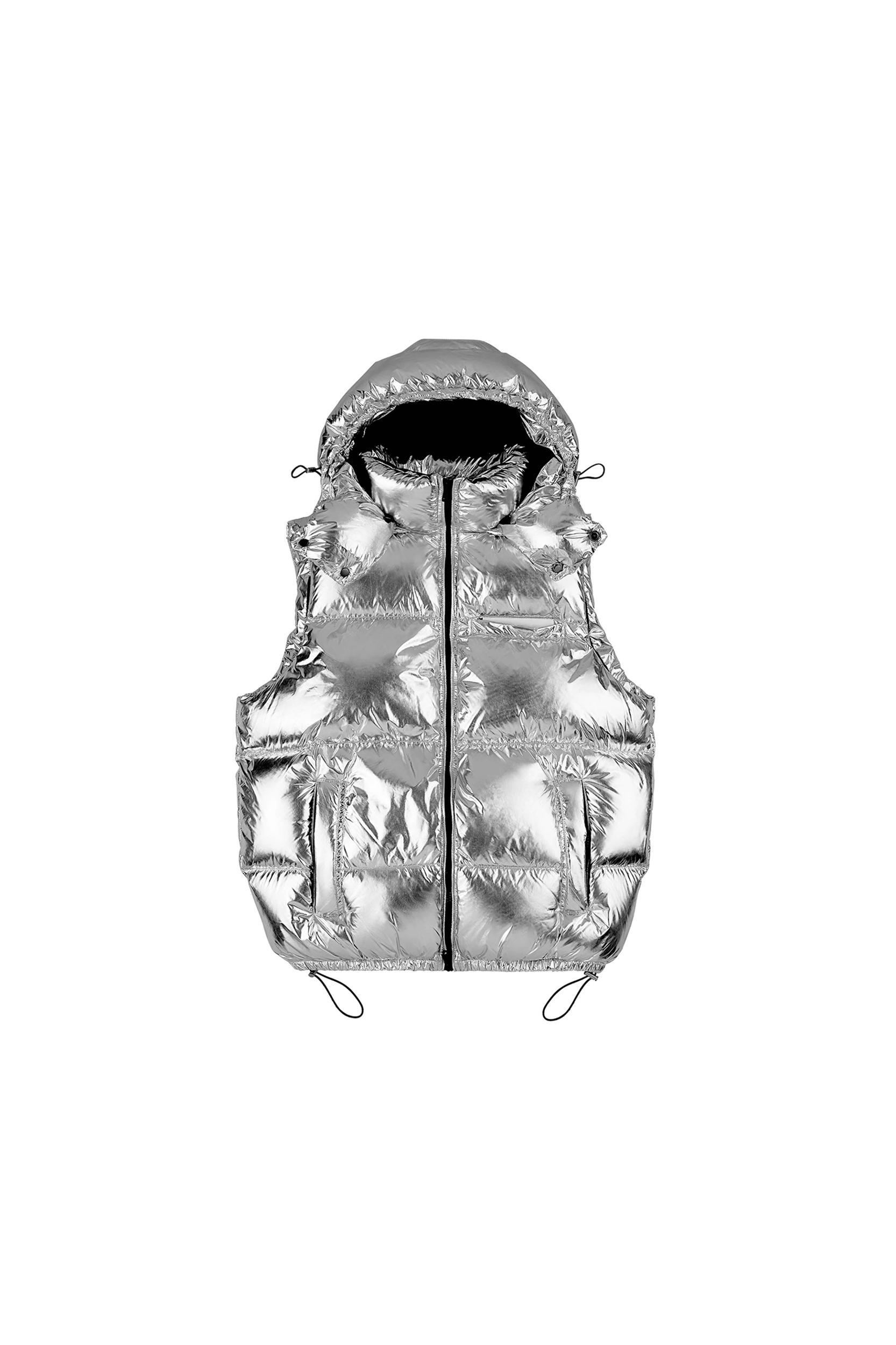 Wordmark Puffer Vest Male Product Image