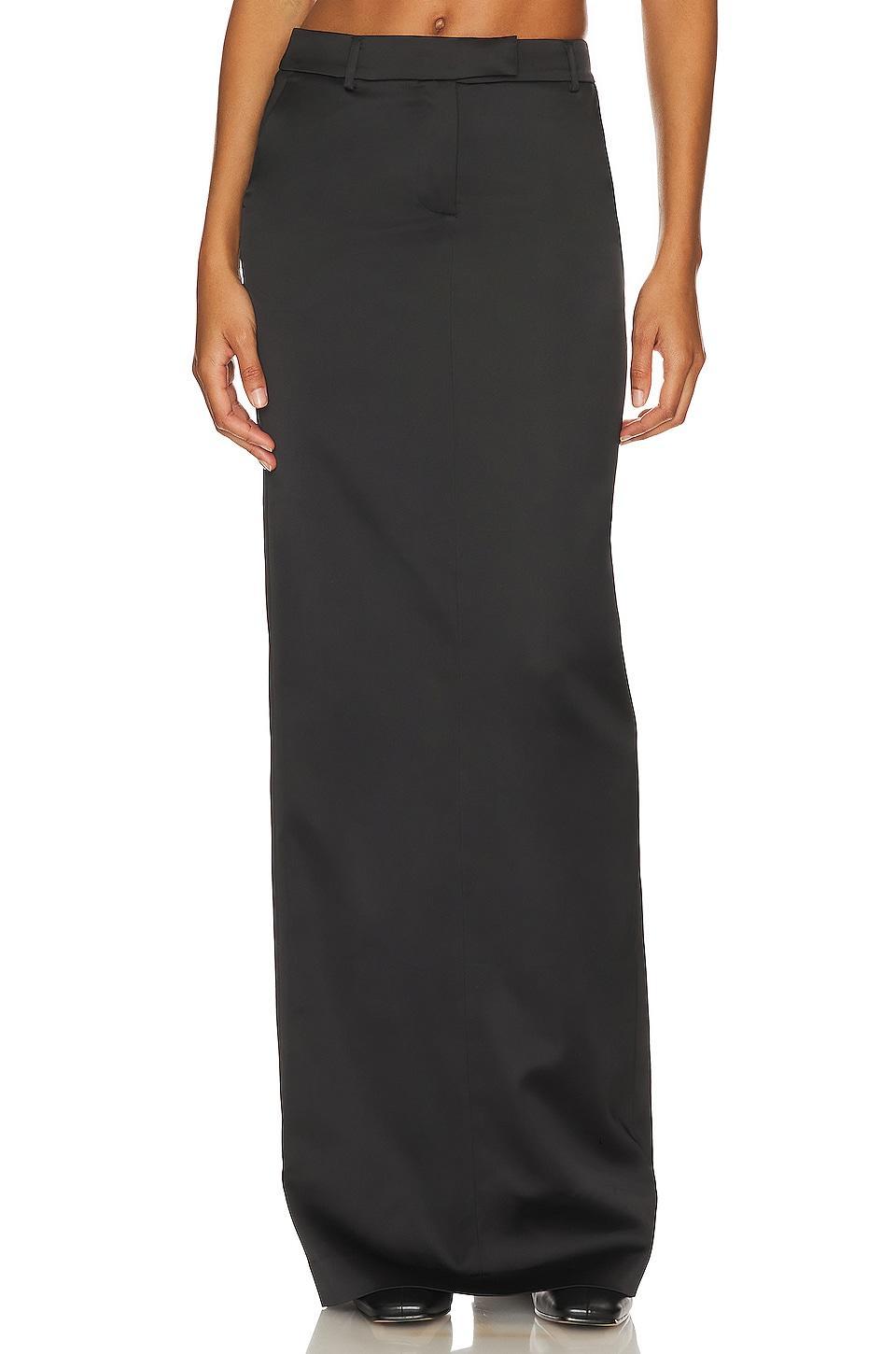 Long Satin Skirt Product Image