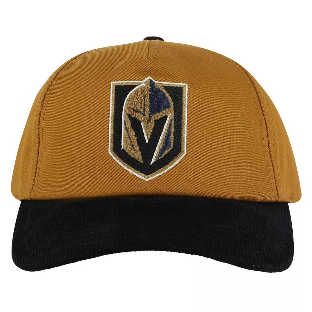Men's American Needle  Tan/Black Vegas Golden Knights Burnett Adjustable Hat, Lvk Team Product Image