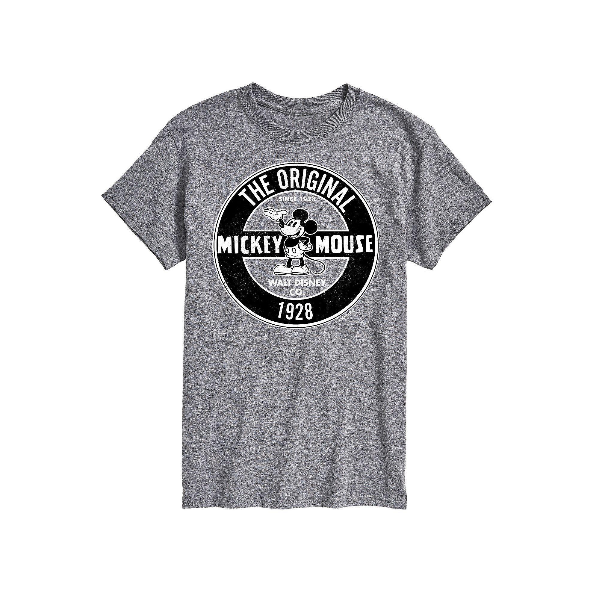 Disney's Mickey Original Men's Graphic Tee, Size: XXL, Gray Product Image