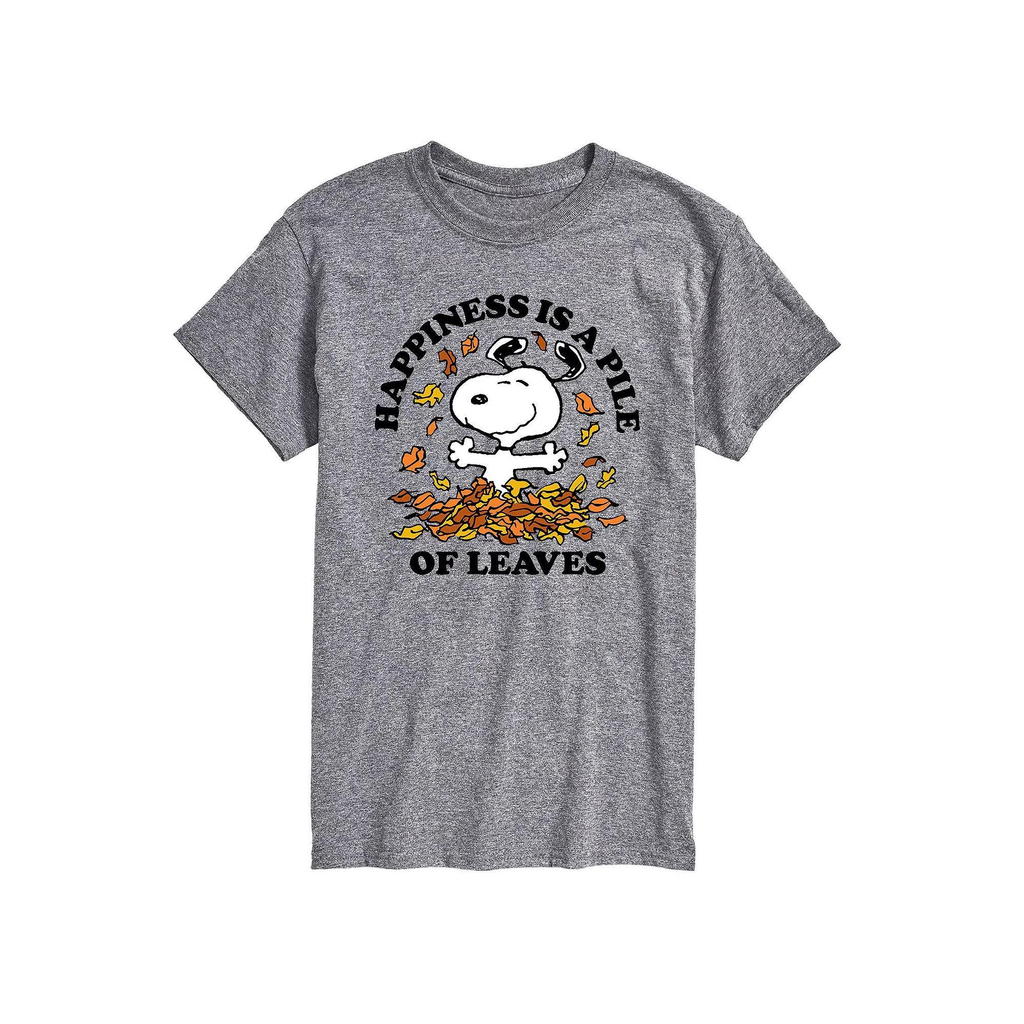 Big & Tall Peanuts Happiness Is Leaves, Mens Product Image