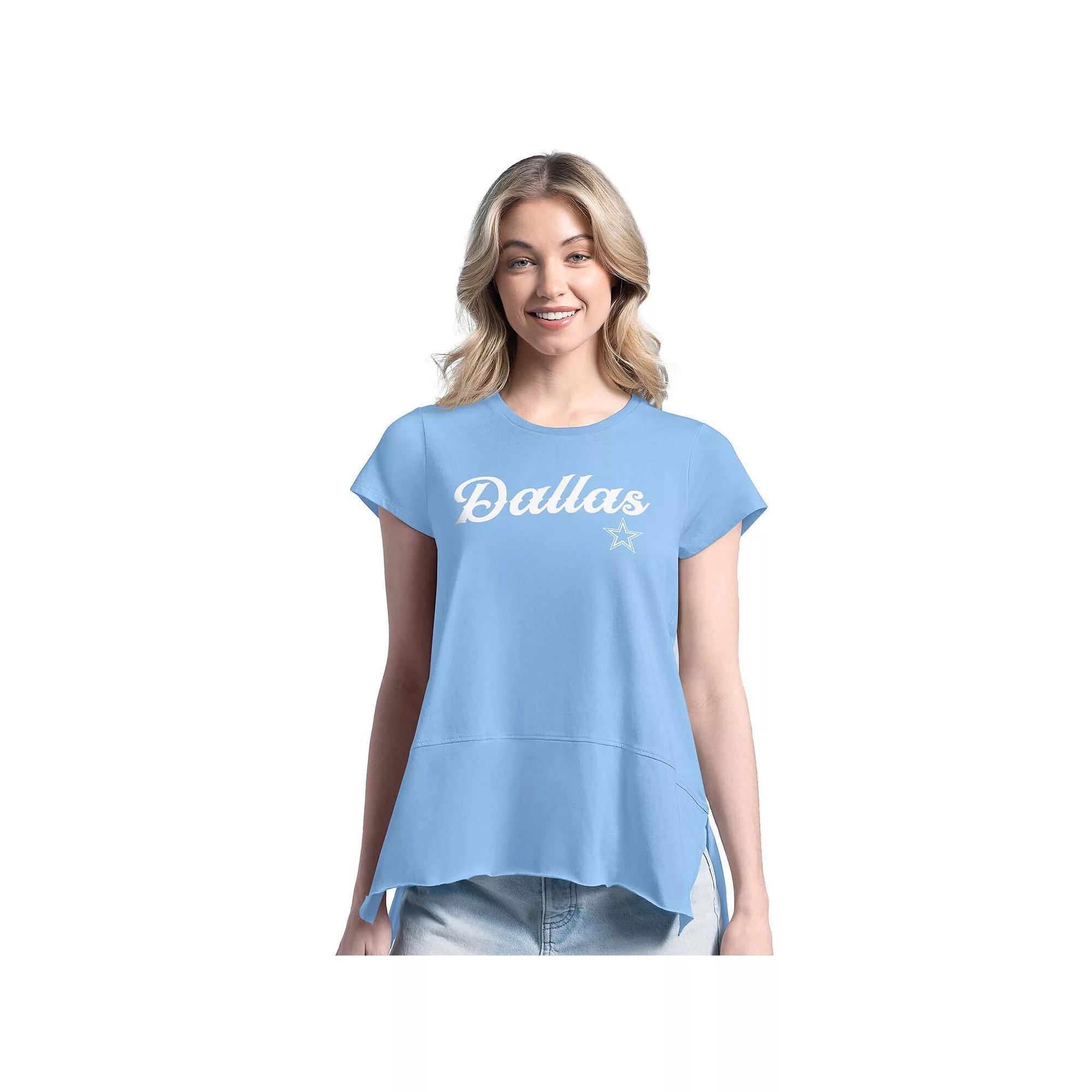 Women's Margaritaville  Light Blue Dallas Cowboys Gametime Is Paradise T-Shirt, Size: XL Product Image