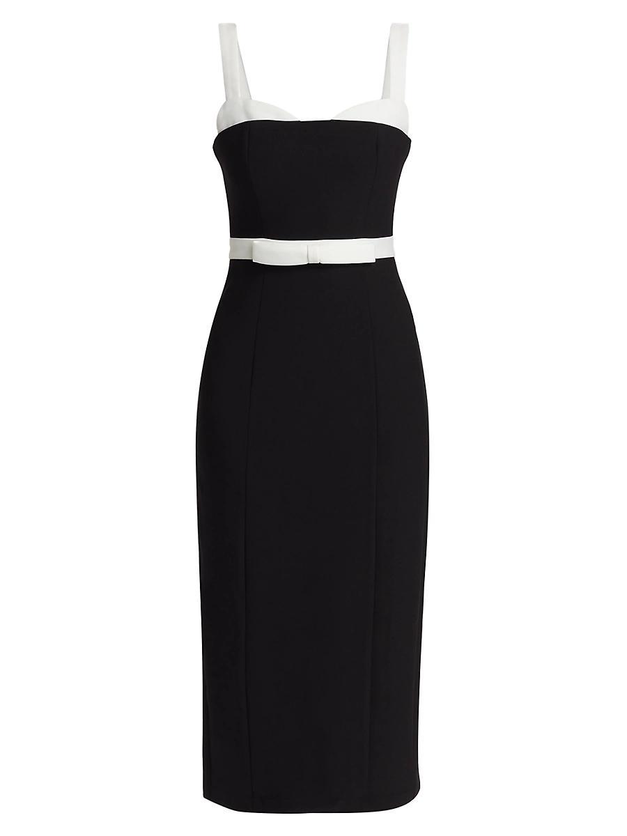 Womens Maia Sweetheart Belted Midi-Dress Product Image