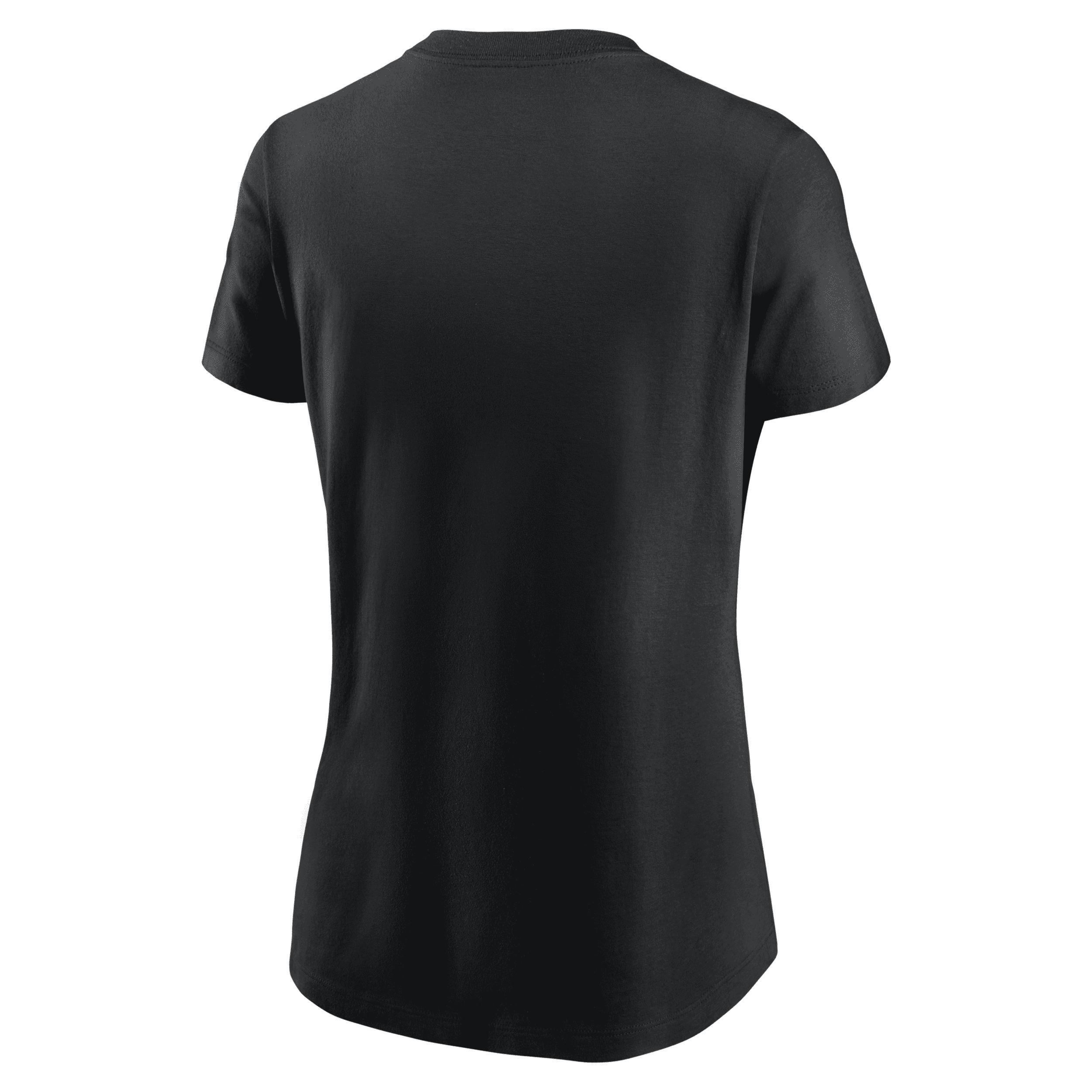 Women's Nike Black Georgia Bulldogs Primetime Evergreen Logo T-Shirt, Size: Large Product Image