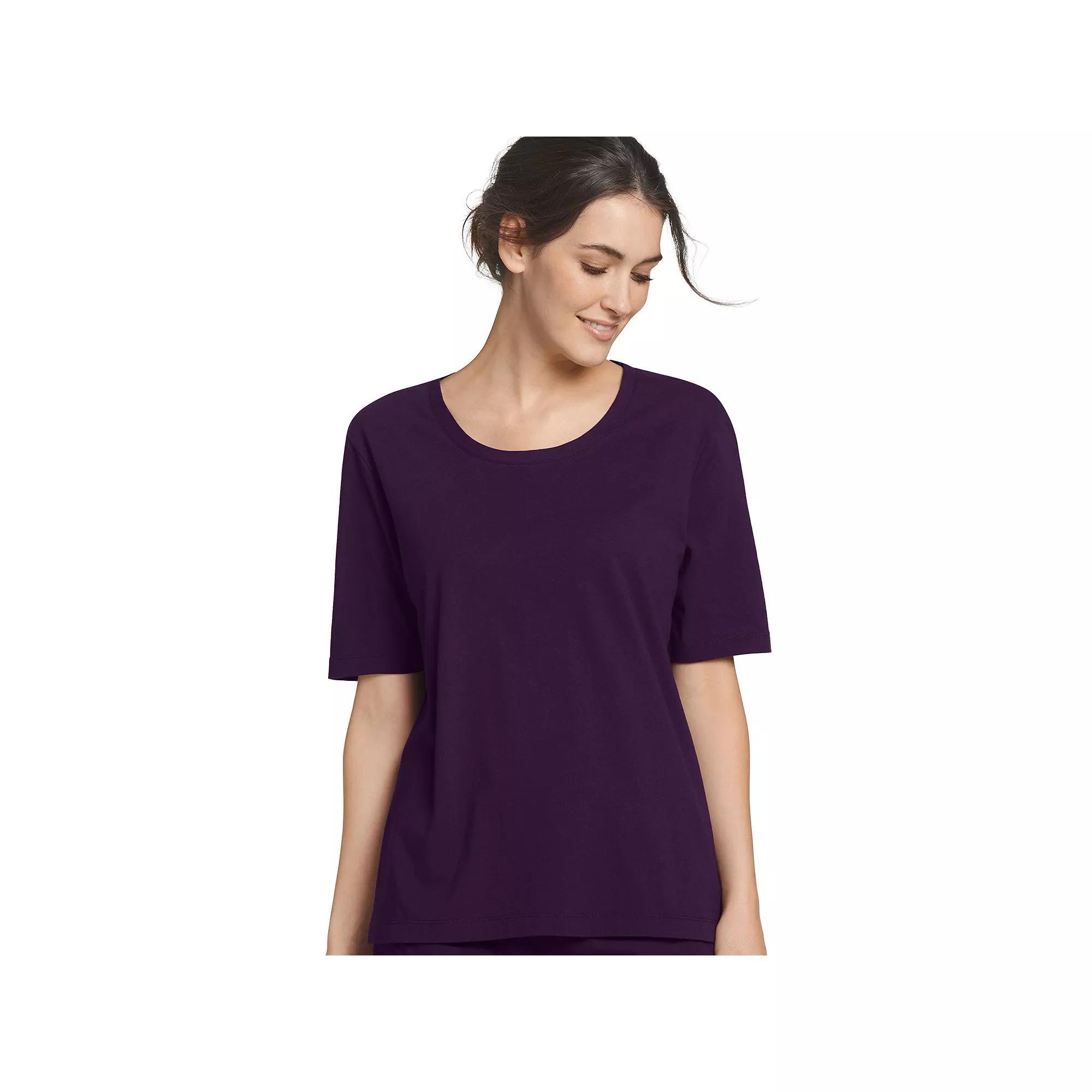 Women's Jockey® Everyday Essentials Pajama Tee, Size: Medium, Grey Gray Product Image