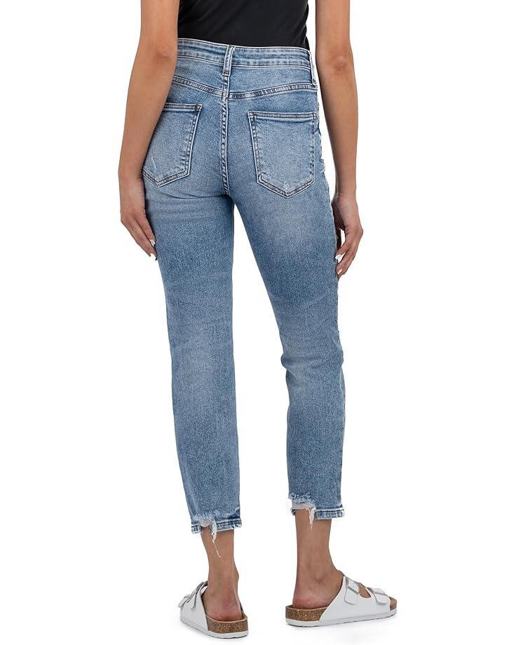 Reese High-Rise Fab AB Ankle Straight Raw Hem in Relieve Product Image