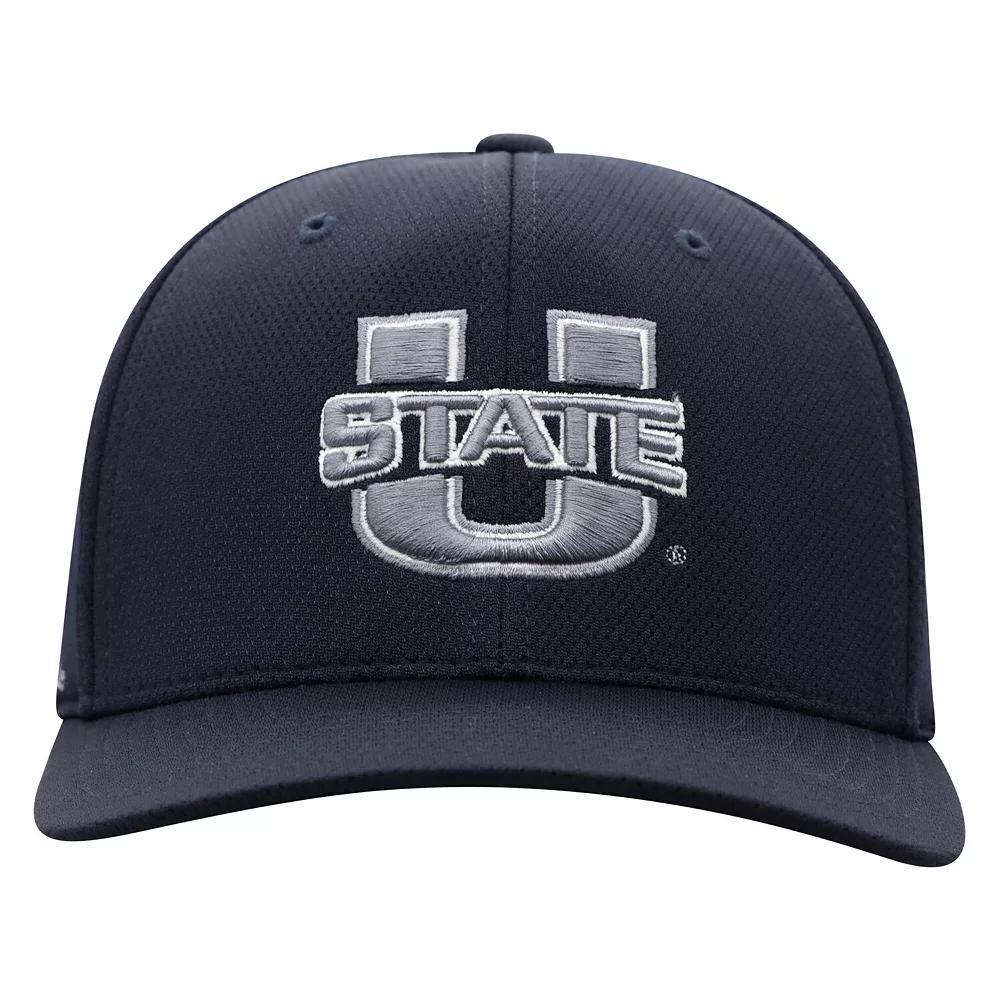 Men's Top of the World True Navy Utah State Aggies Reflex Flex Hat, Size: Medium/Large, Uts Team Product Image