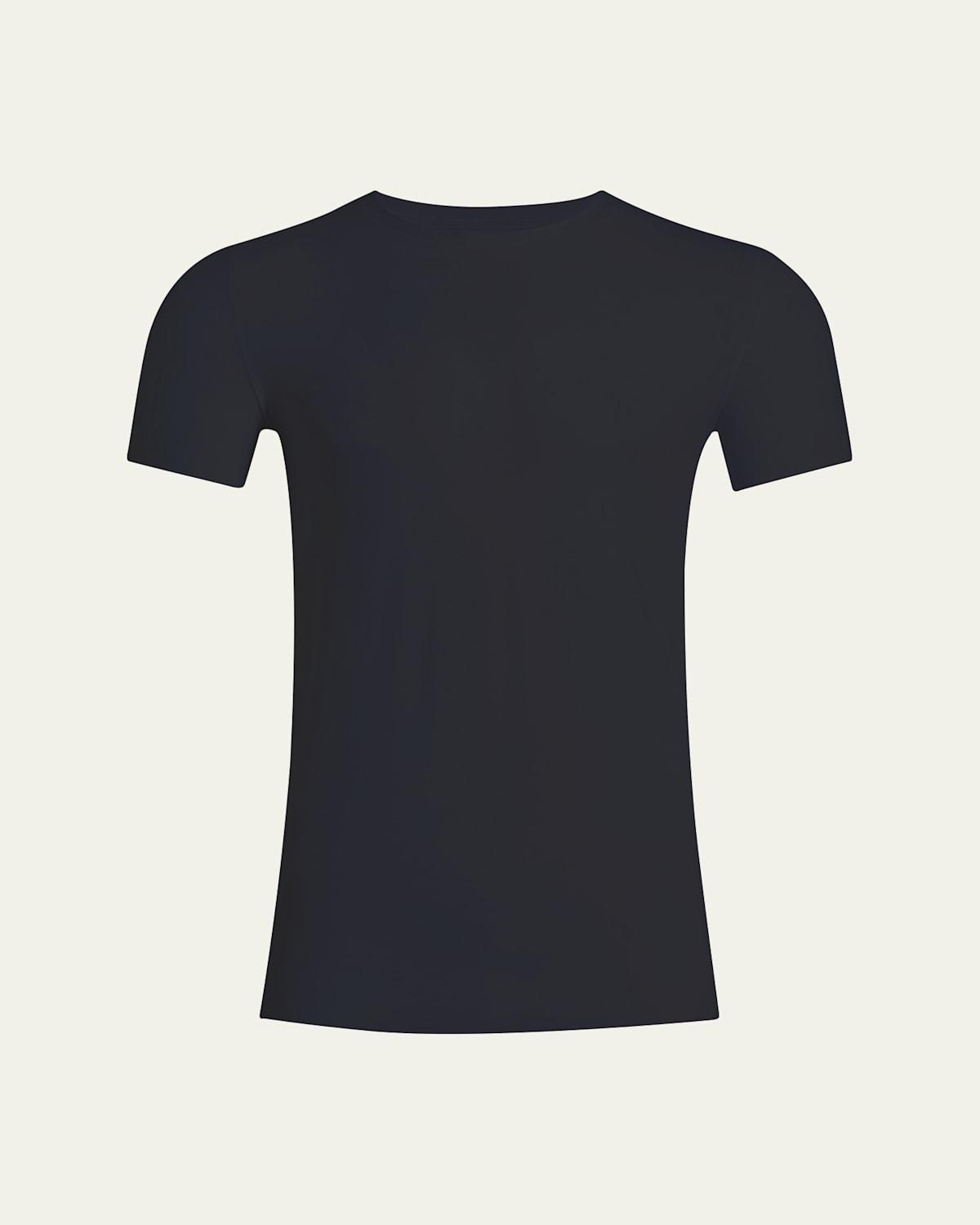 Mens Classic Microfiber Crewneck Undershirt Product Image
