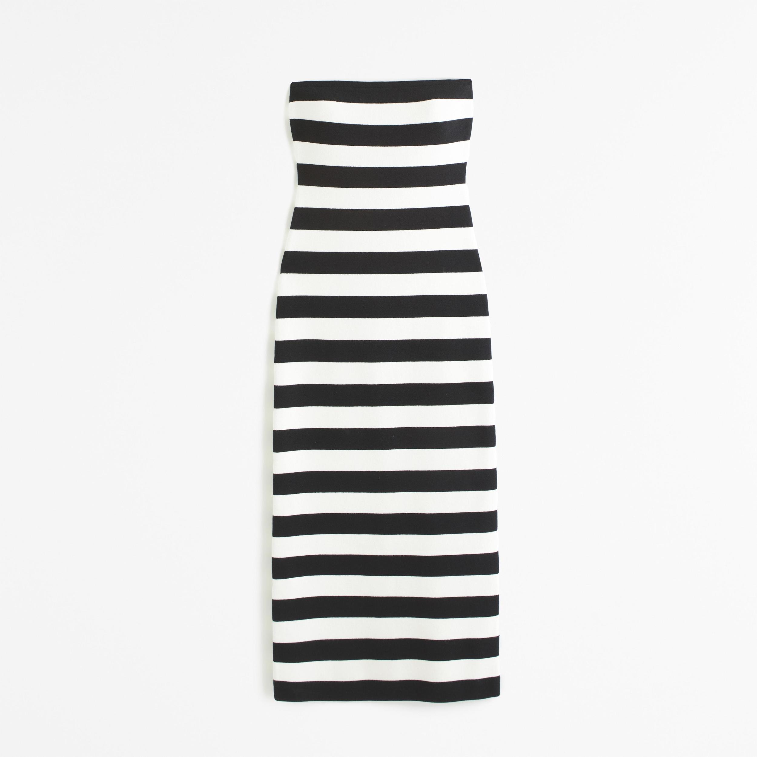 Strapless Midi Sweater Dress Product Image