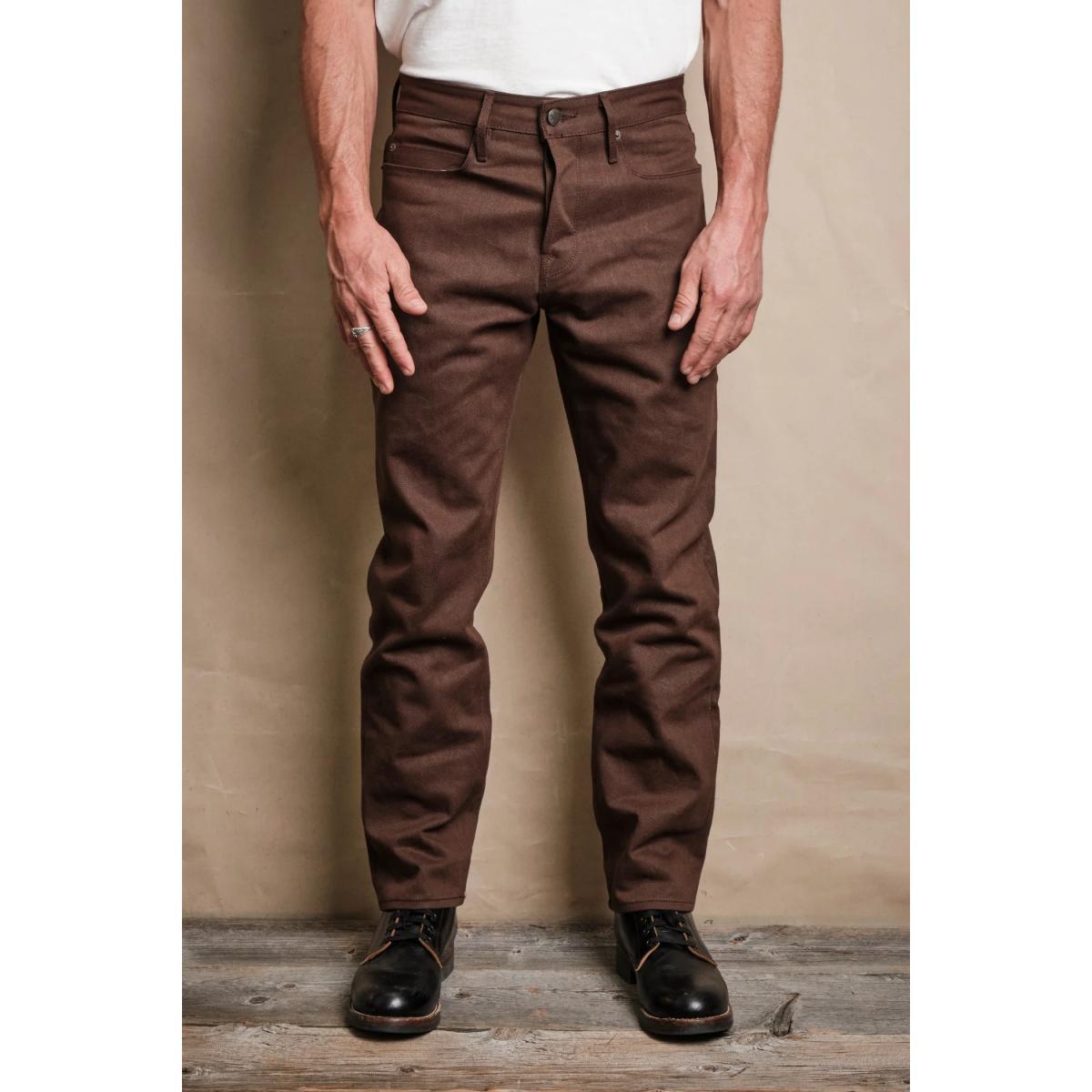 Portola Dark Brown Denim Product Image
