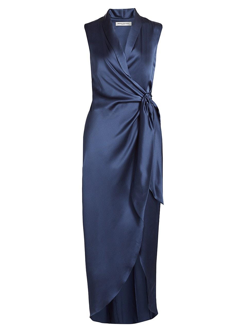 Womens Clara Silk Tie-Waist Maxi-Dress Product Image