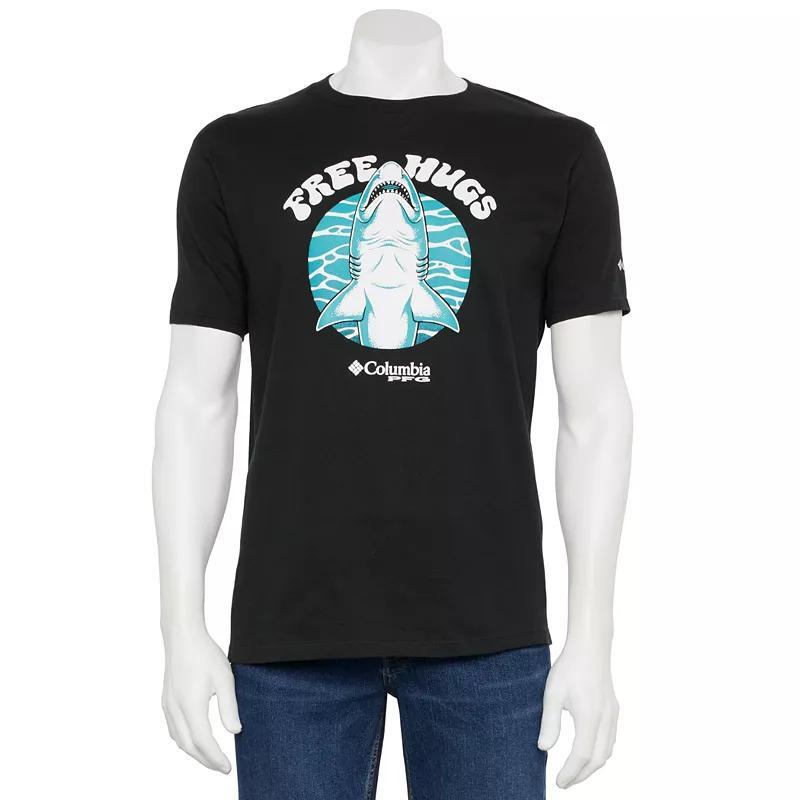 Men's Columbia PFG Short Sleeve Graphic Tee, Size: Small, Black Product Image