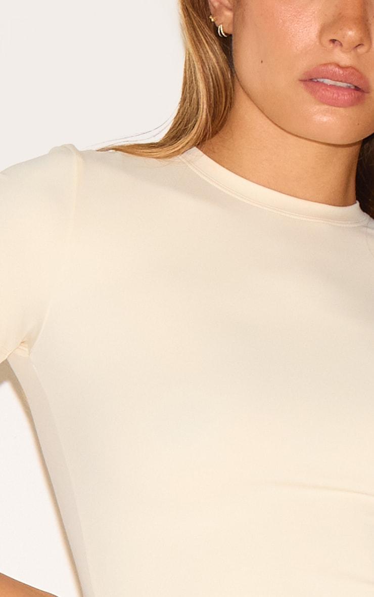 Bone Sculpt Longline Short Sleeve Gym Top Product Image