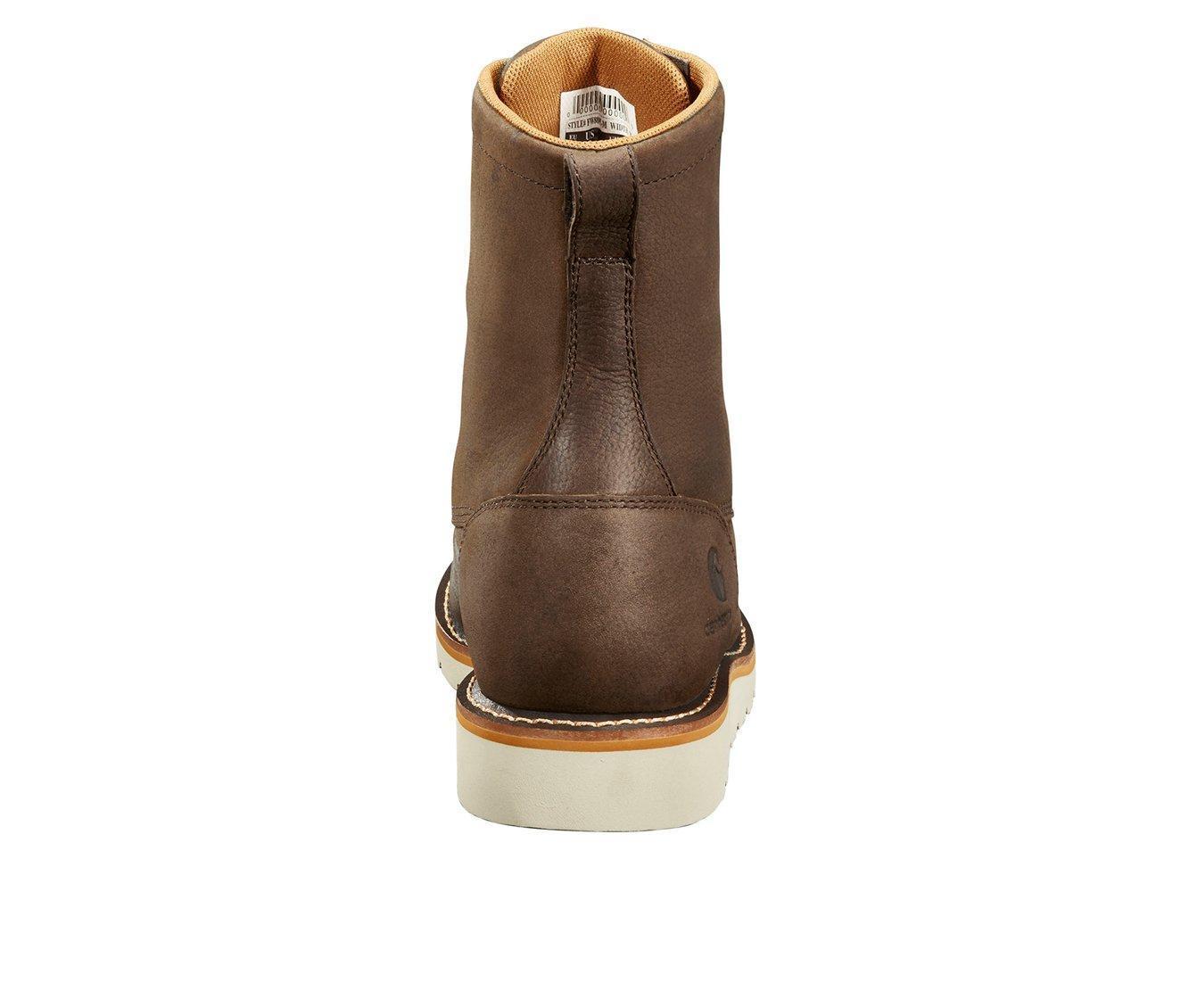 Men's Carhartt FW8095 WP MOC Wedge 8" Soft Toe Work Boots Product Image