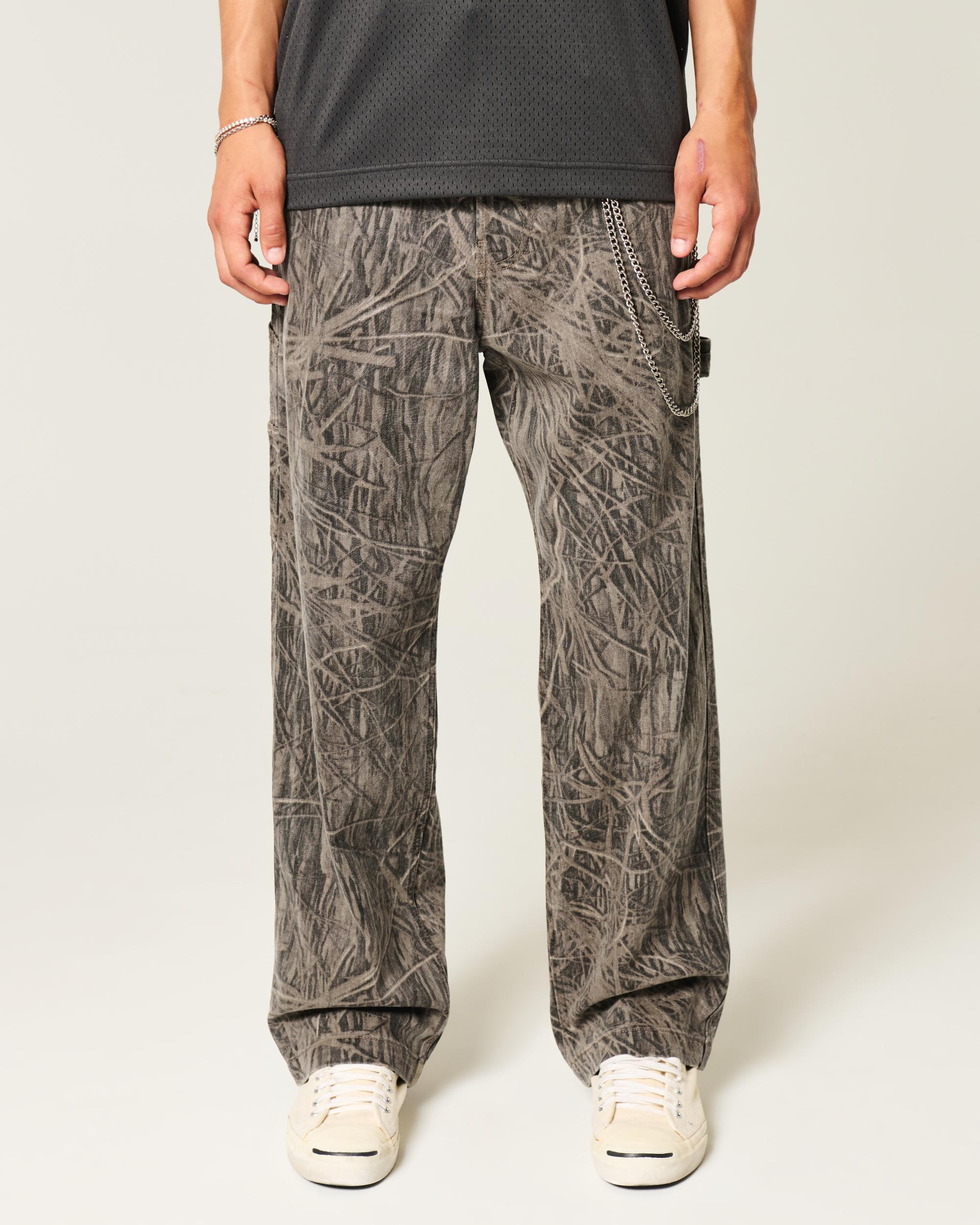 Camo Baggy Painter Jeans Product Image