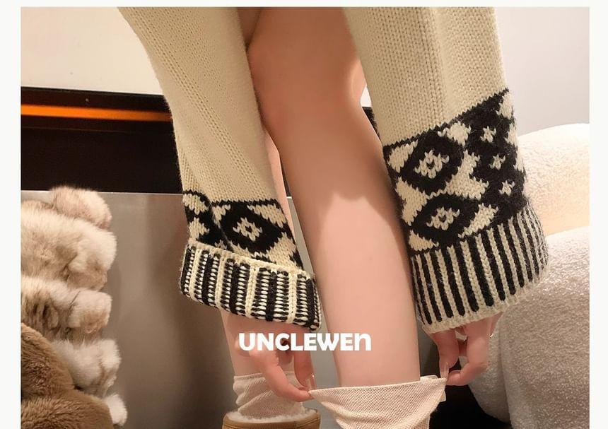 Bow Fleece-Lined Platform Short Snow Boots Product Image
