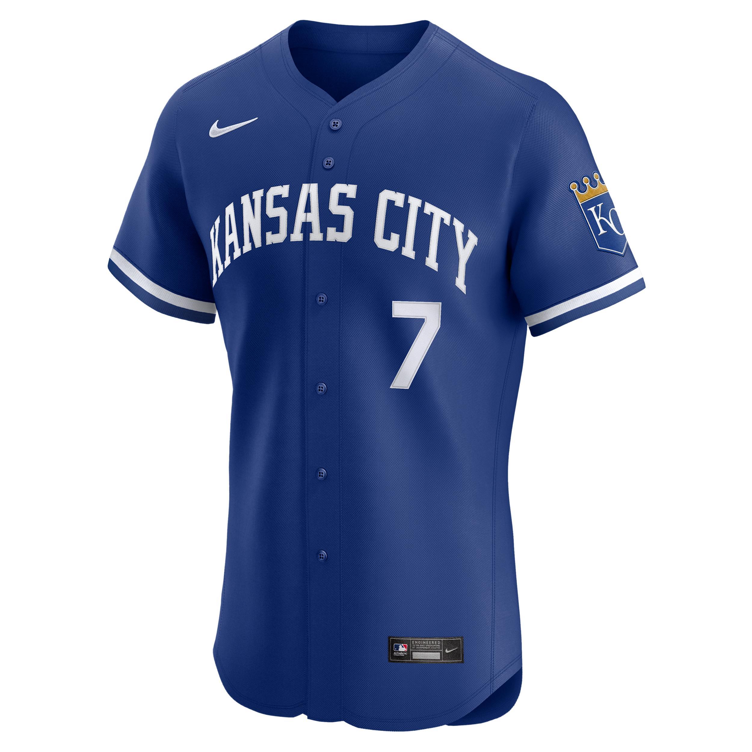 Bobby Witt Jr. Kansas City Royals Nike Men's Dri-FIT ADV MLB Elite Jersey Product Image