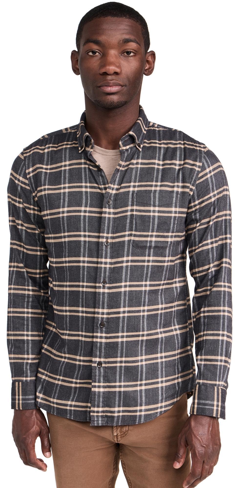 Faherty The All Time Shirt (Granite Canyon Plaid) Men's Clothing Product Image
