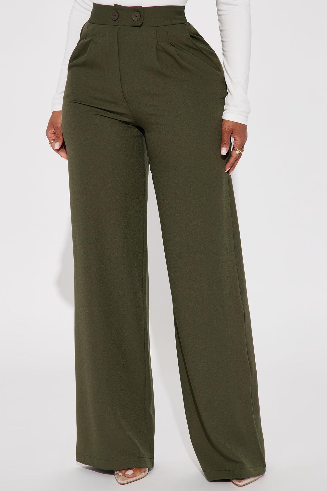 Feeling Focused Trouser - Olive Product Image