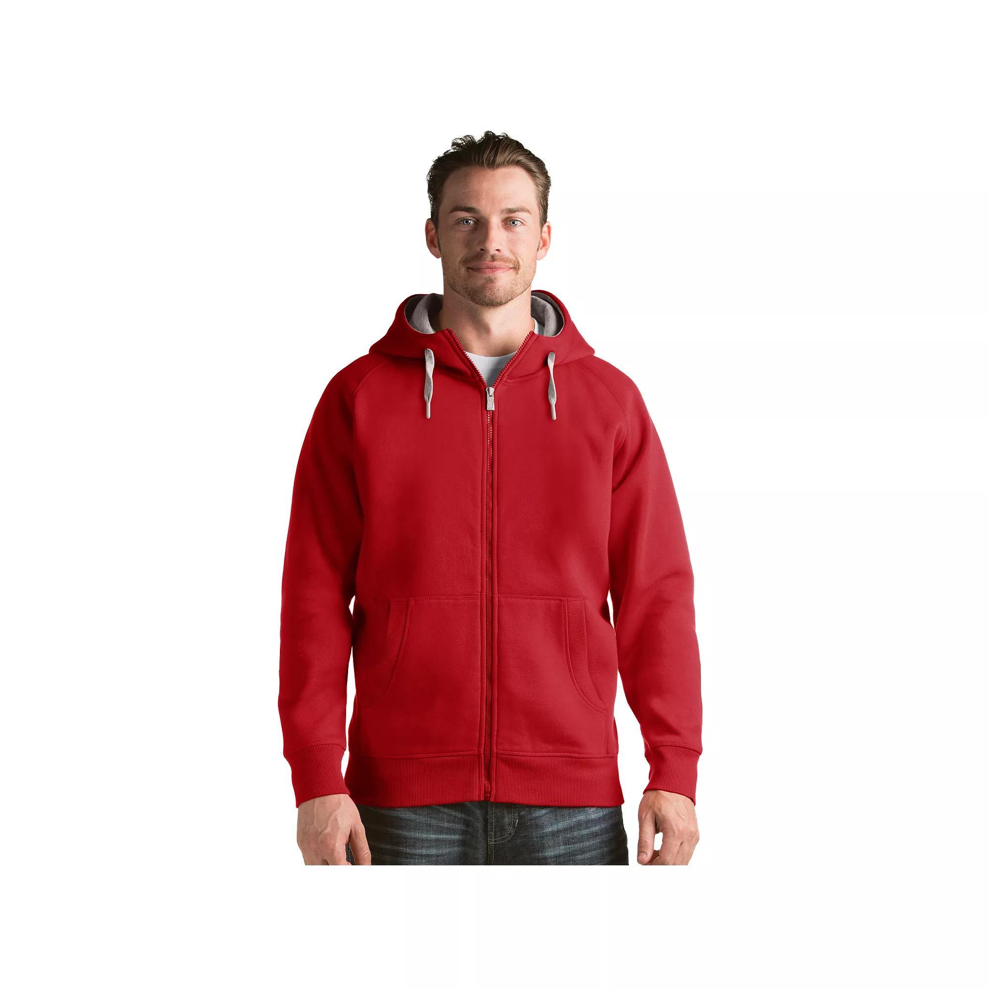 Men's Antigua Victory Full-Zip Hoodie, Size: XL, Blue Product Image