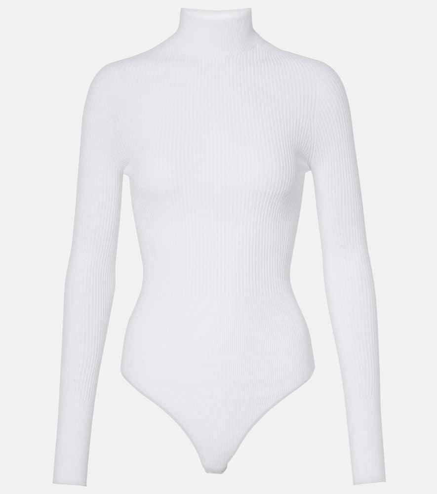 ALAÏA Jersey Body In Weiss Product Image