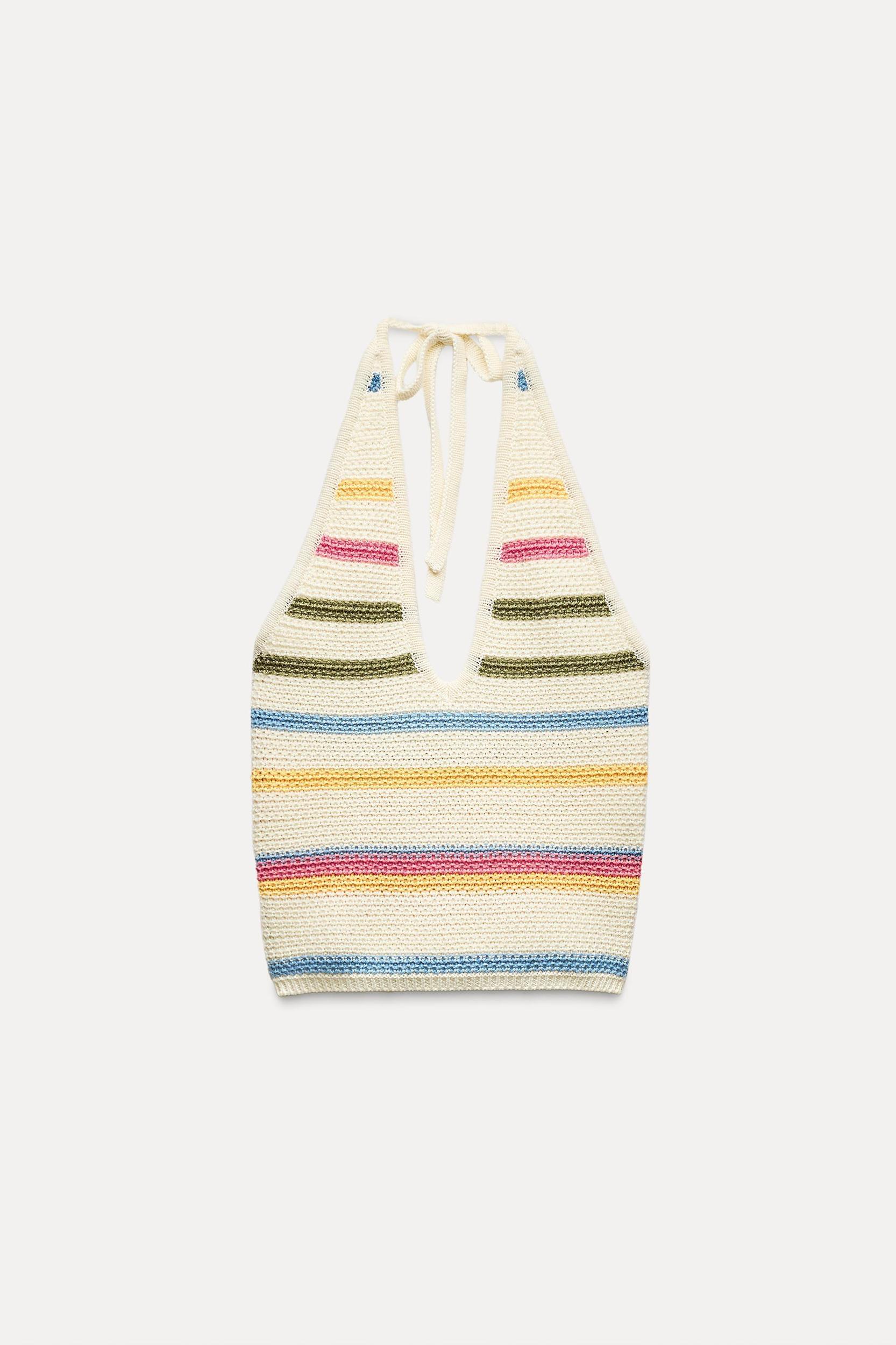 CROCHET HALTER TOP Product Image