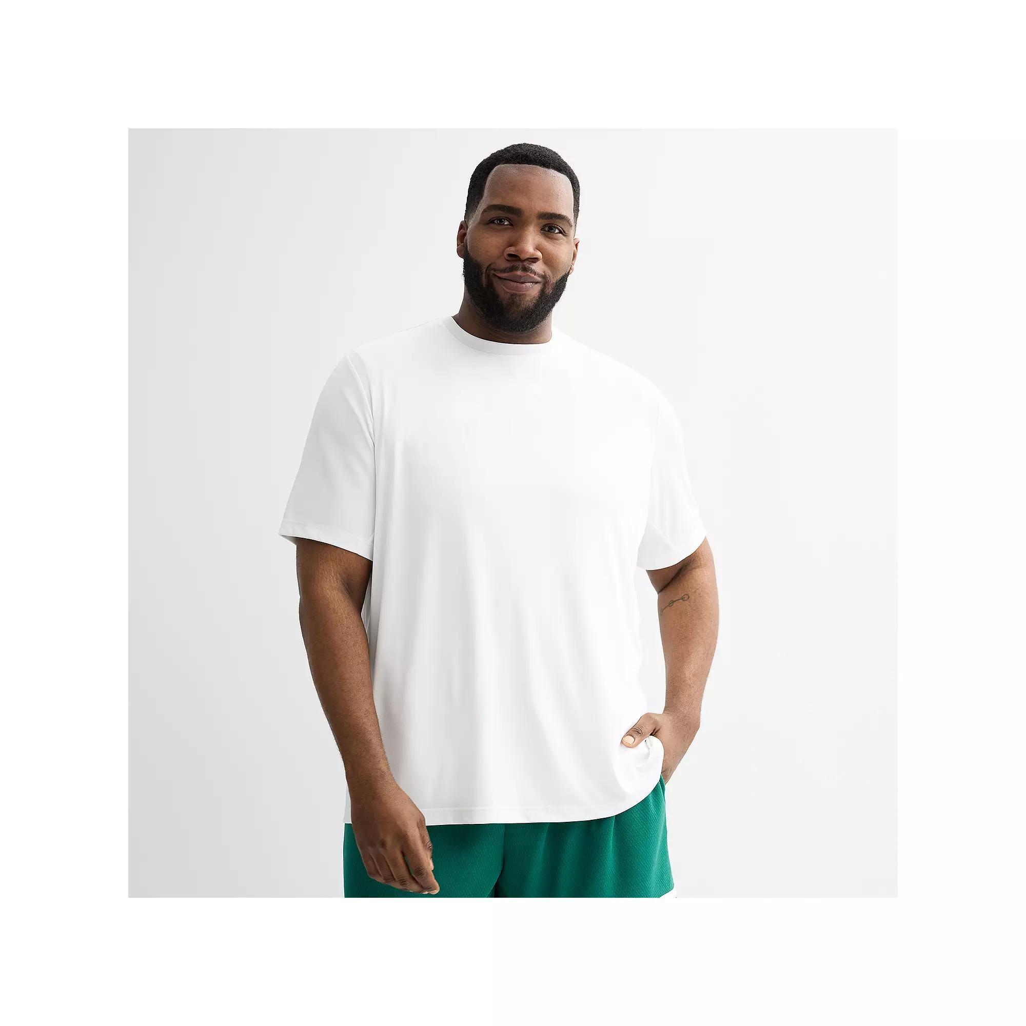 Big & Tall Tek Gear® Dry Tek Tee, Men's, Size: XL Tall, Hawk Gray Product Image