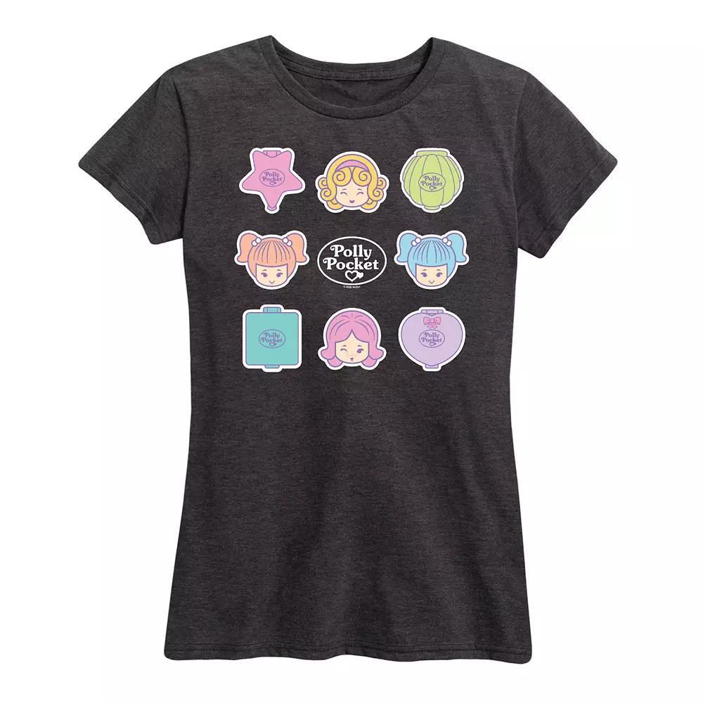 Womens Polly Pocket Grid Graphic Tee Product Image