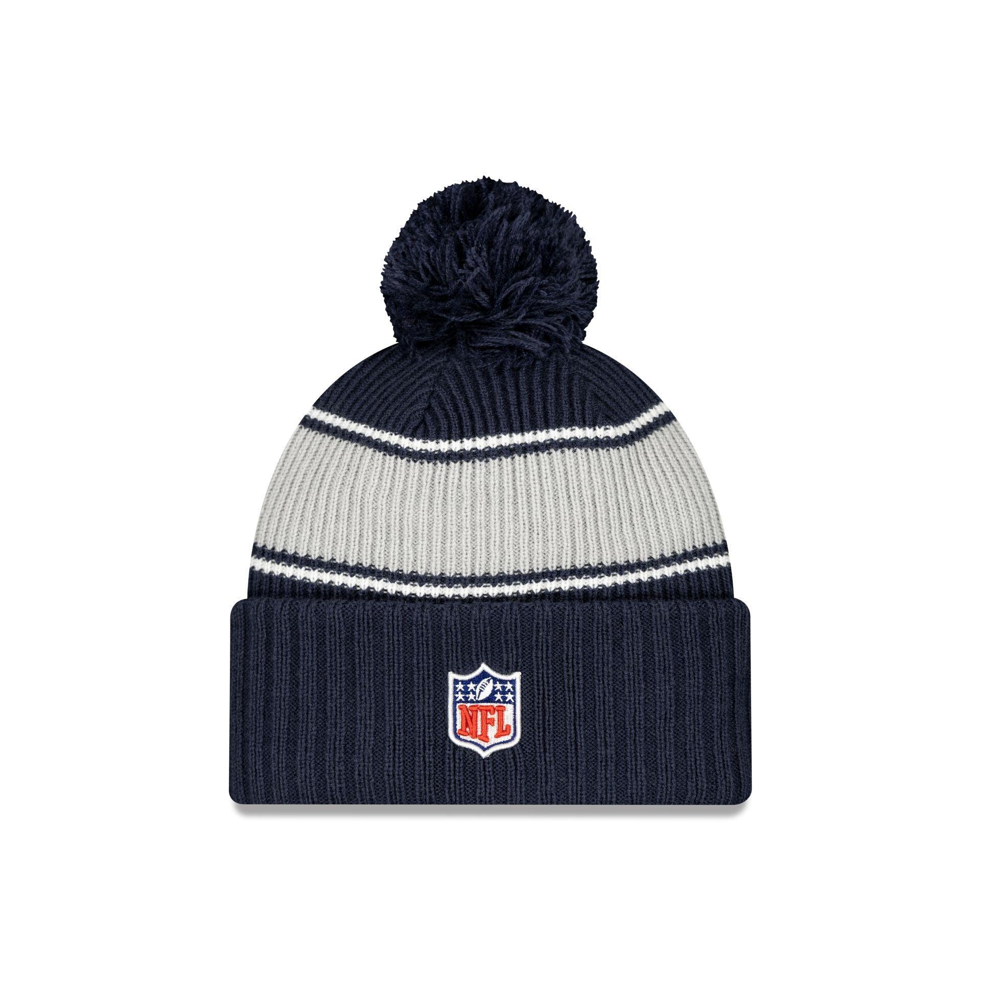 Dallas Cowboys 2024 Cold Weather Kids Pom Knit Hat Kids Product Image