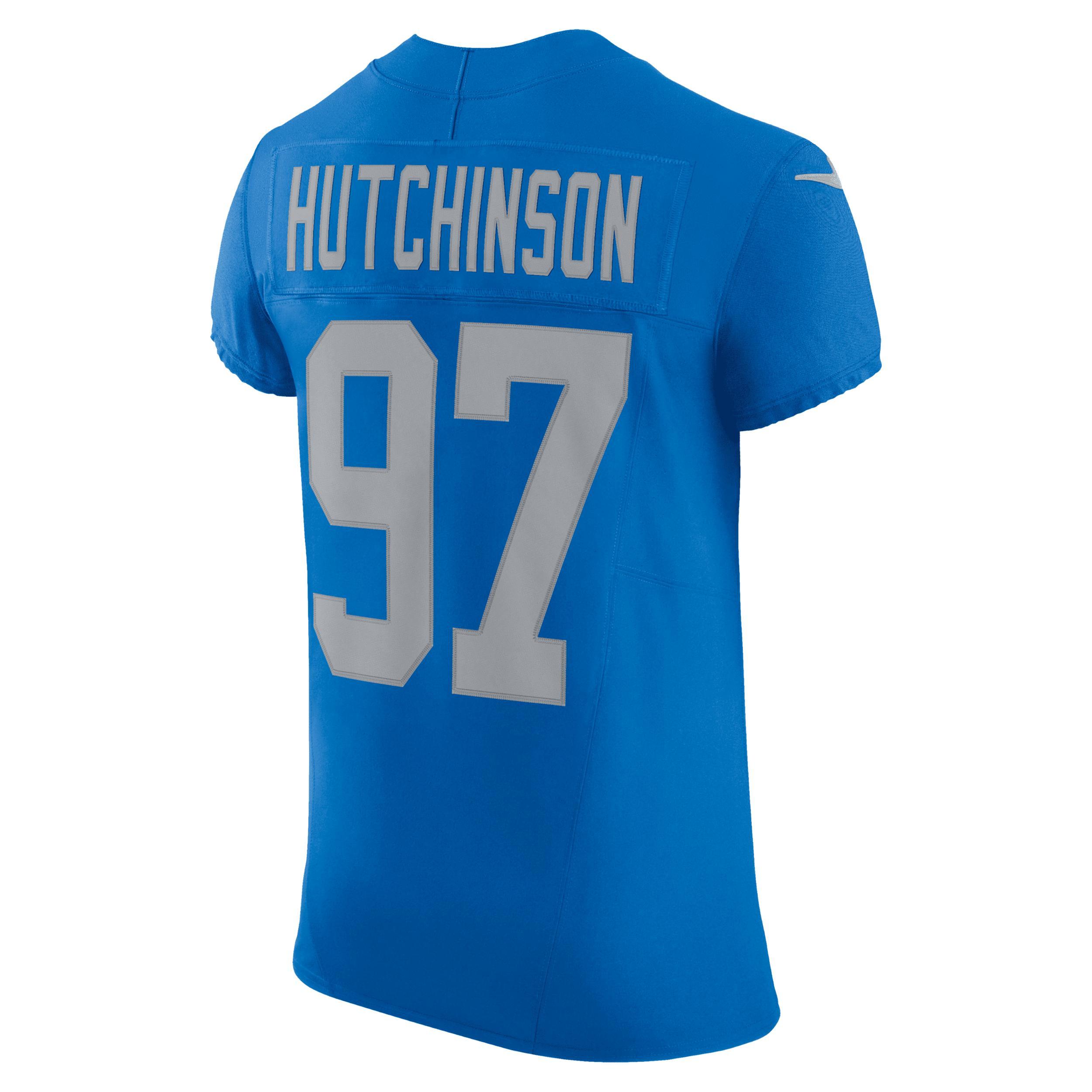 Aidan Hutchinson Detroit Lions Nike Men's Dri-FIT NFL Elite Football Jersey Product Image