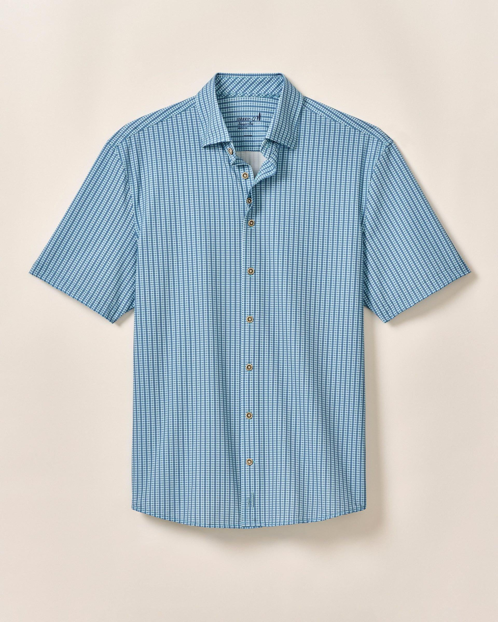 Short Sleeve Hangin' Out Knit Button Up Shirt - Josiah Male Product Image