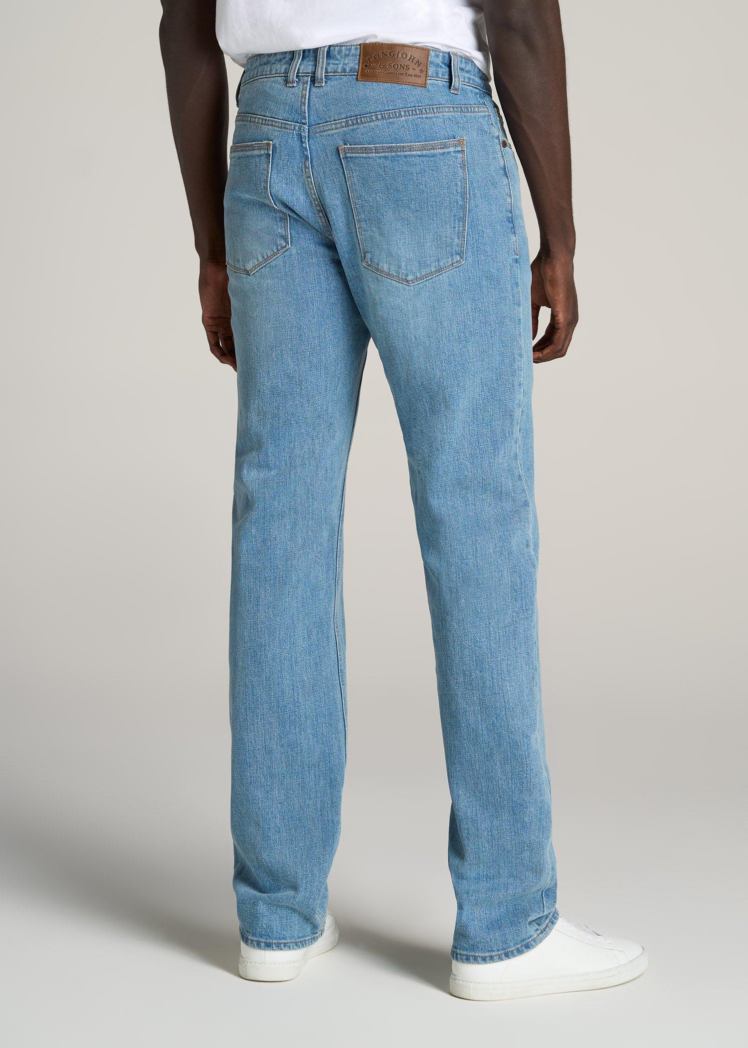 LJ&S STRAIGHT LEG Jeans for Tall Men in Heritage Faded Product Image