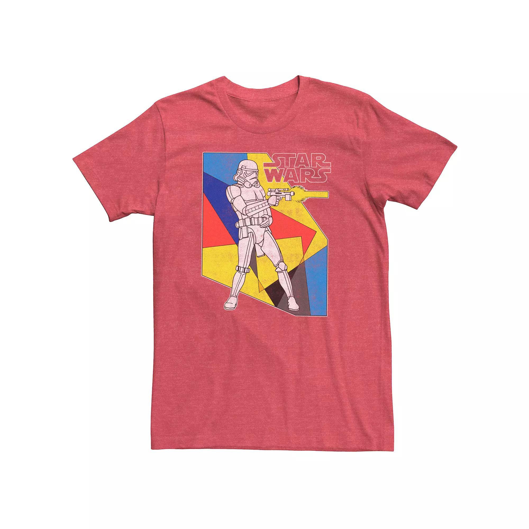 Men's Star Wars Stormtrooper Graphic Tee, Size: Large, Red Grey Product Image