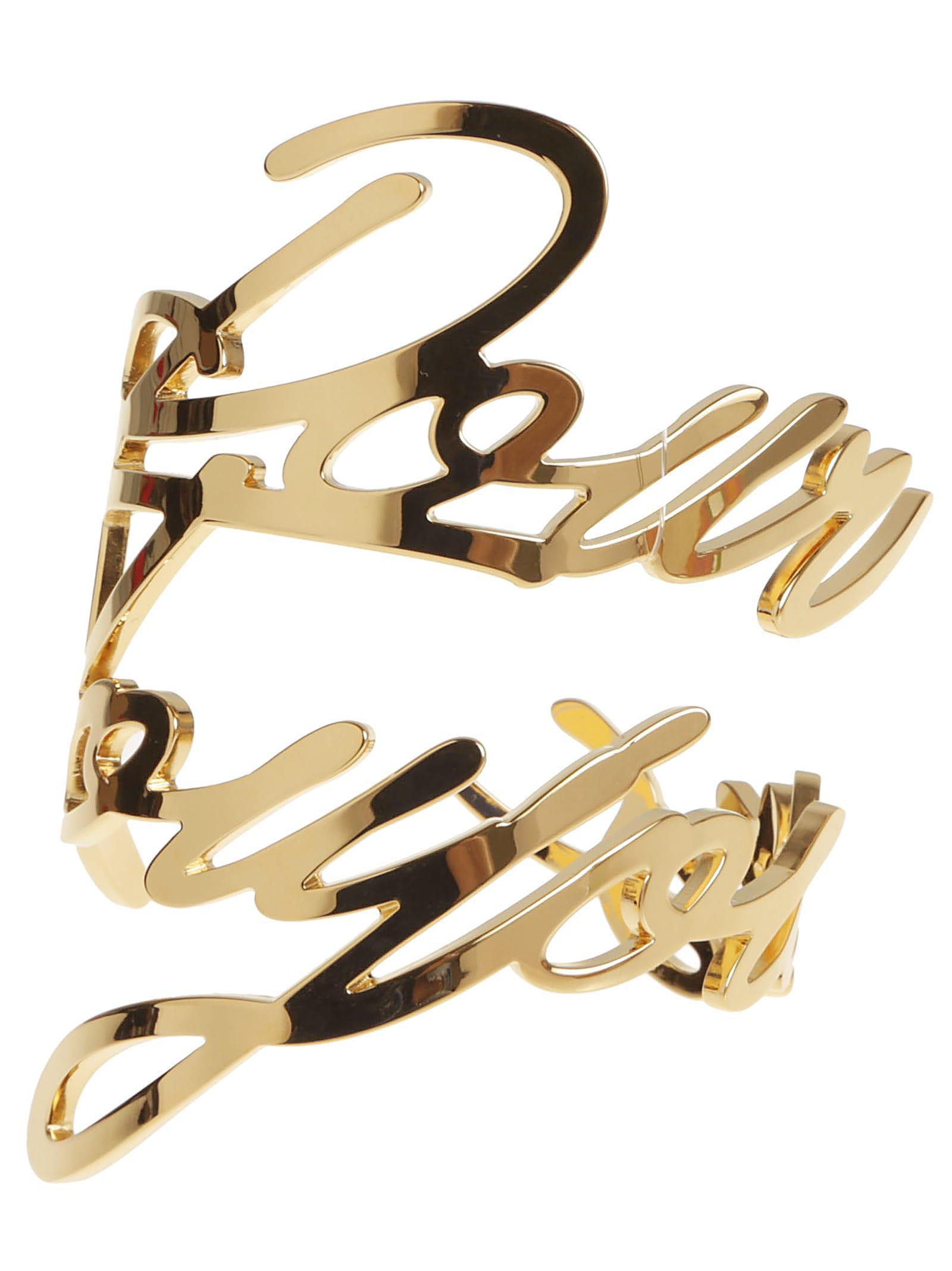 BALMAIN Pour Toujours Open Cuff Bracelet In Ka Or Product Image