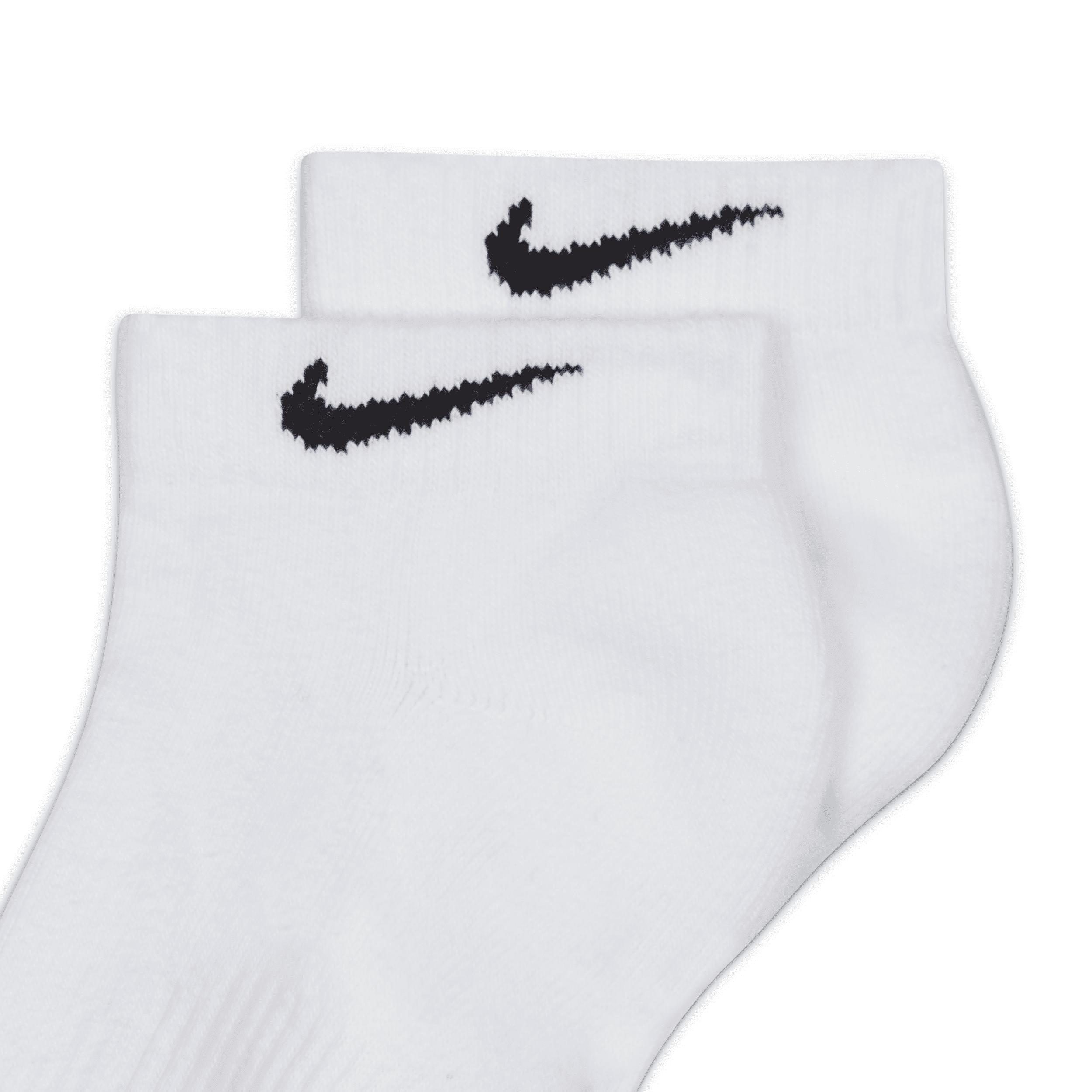 Men's Nike 6-pack Everyday Plus Cushioned Low-Cut Training Socks, Size: 12-15, White Product Image