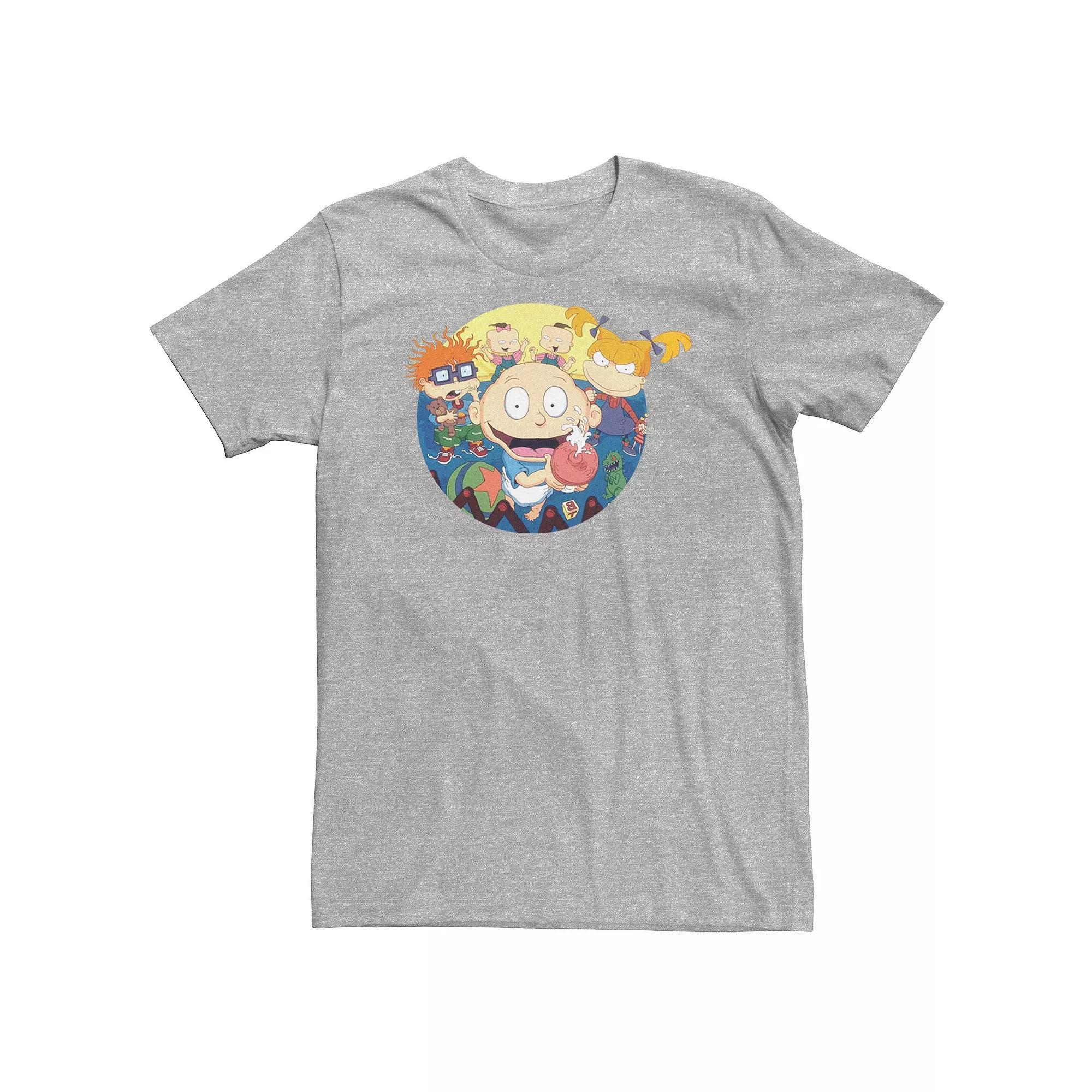 Big & Tall Nickelodeon Rug Rats Show Intro Tee, Men's, Size: 4XL Tall, Athletic Grey Product Image