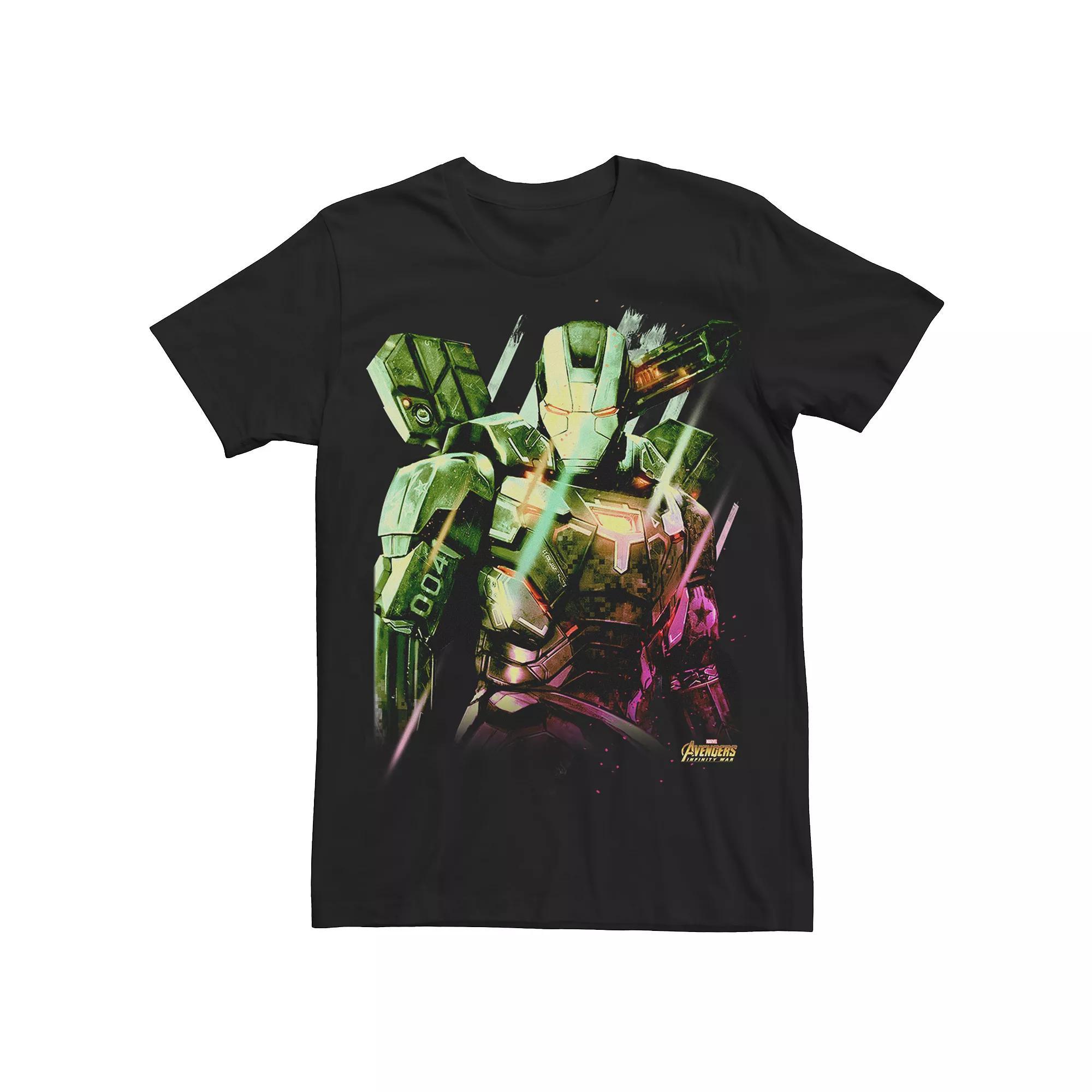 Men's Marvel Avengers Infinity War War Machine Graphic Tee, Size: XXL, Black Product Image