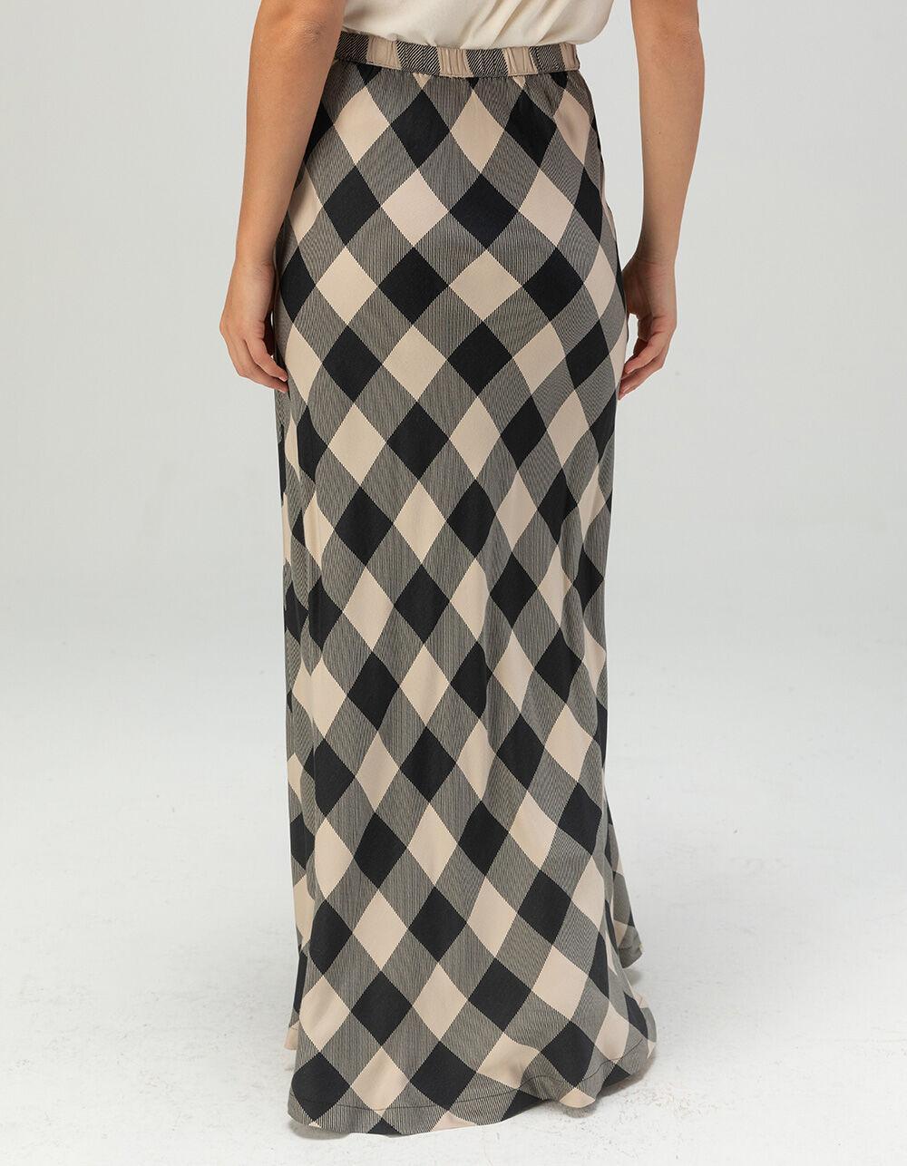 BRIXTON Silky Womens Maxi Skirt - Cream Combo Product Image