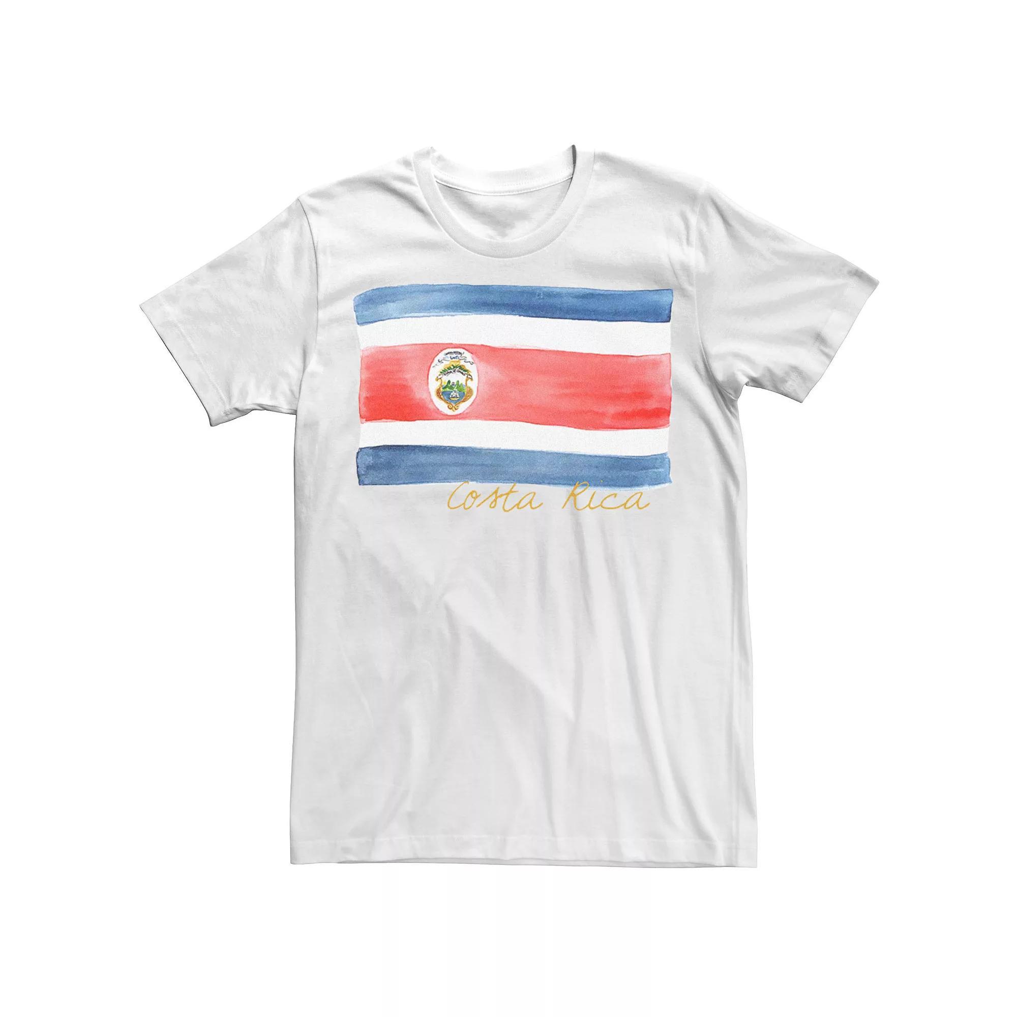 Mens HHM Costa Rica Flag Watercolor Tee Product Image