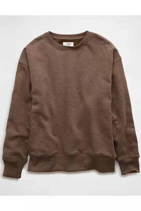 AE Everyday Luxe Crew Neck Sweatshirt Womens Product Image