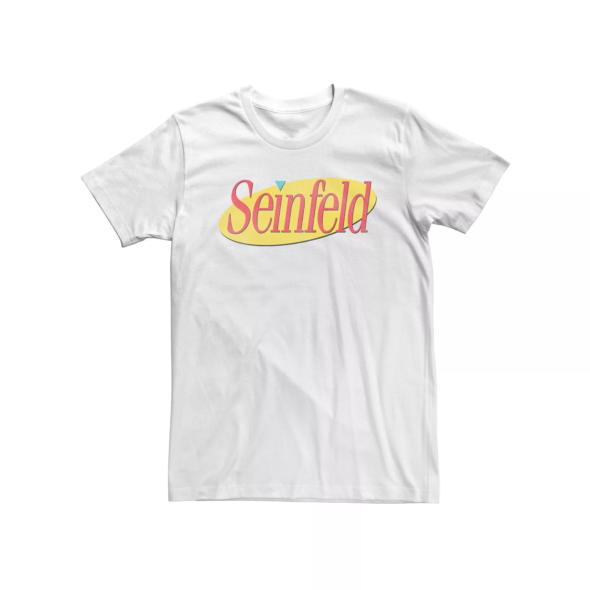 Big & Tall Seinfeld Colorful Original Logo Tee, Men's, Size: 3XL, White Product Image
