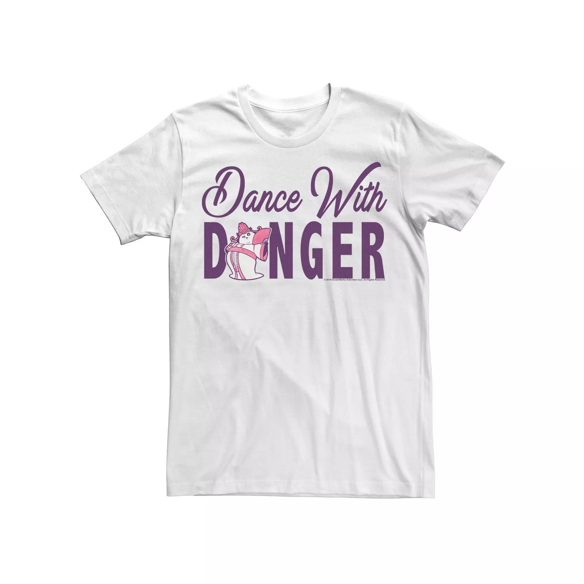 Men's Kung Fu Panda Dance With Danger Portrait Tee, Size: XL, White Product Image