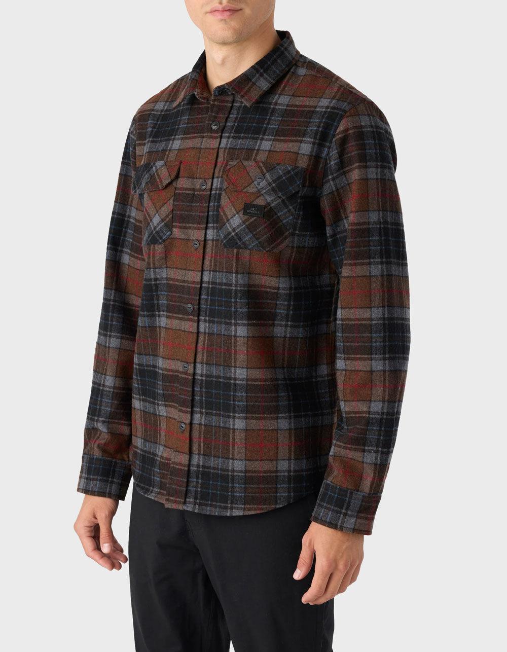 O'NEILL Dune Mens Flannel - BROWN COMBO Product Image