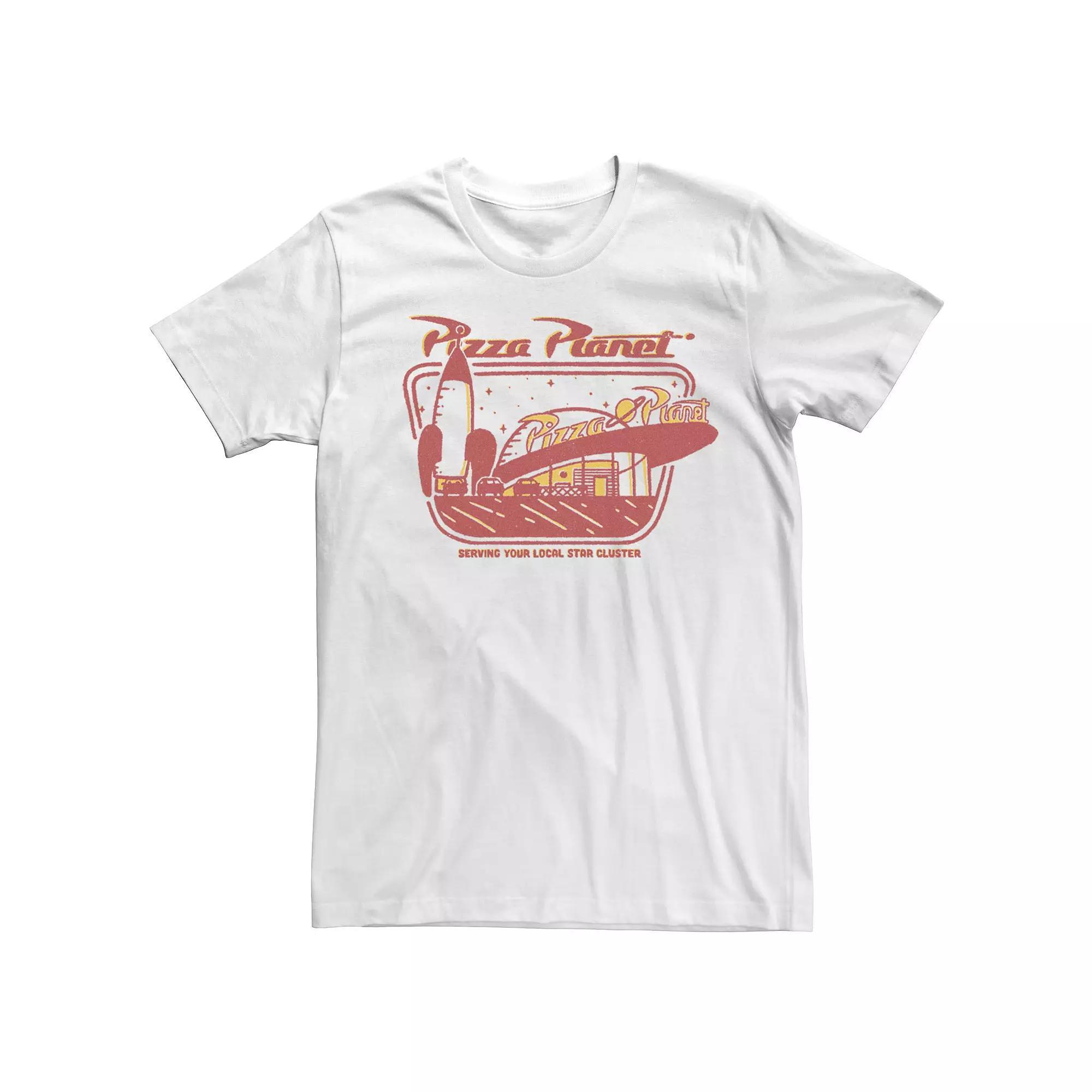 Disney / Pixar's Toy Story Men's Pizza Planet Stamp Graphic Tee, Size: Small, White Product Image