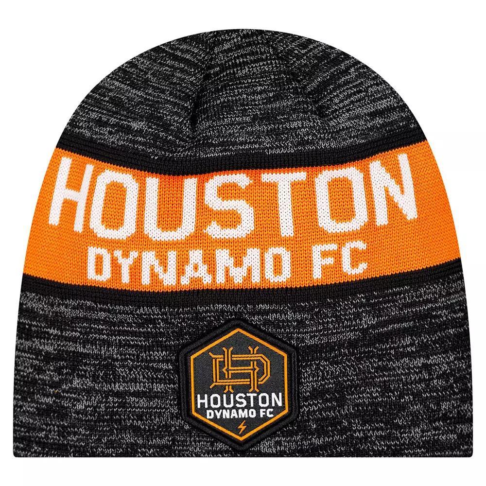 Mens New Era Black Houston Dynamo FC 2025 Kickoff Beanie Product Image