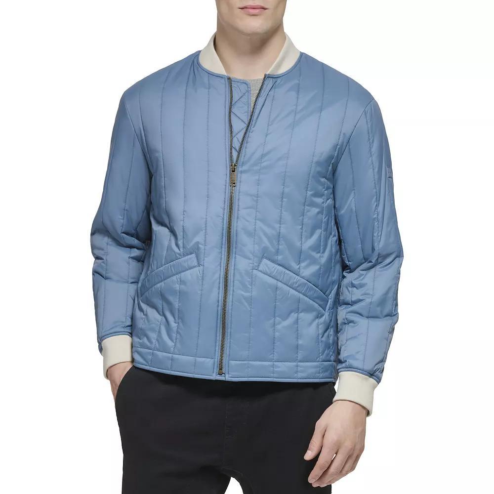 Men's Dockers® Bomber Jacket with Vertical Quilting, Size: XL, Black Product Image