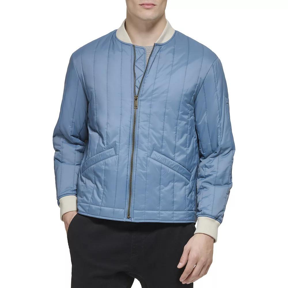 Men's Dockers® Bomber Jacket with Vertical Quilting, Size: XL, Black Product Image
