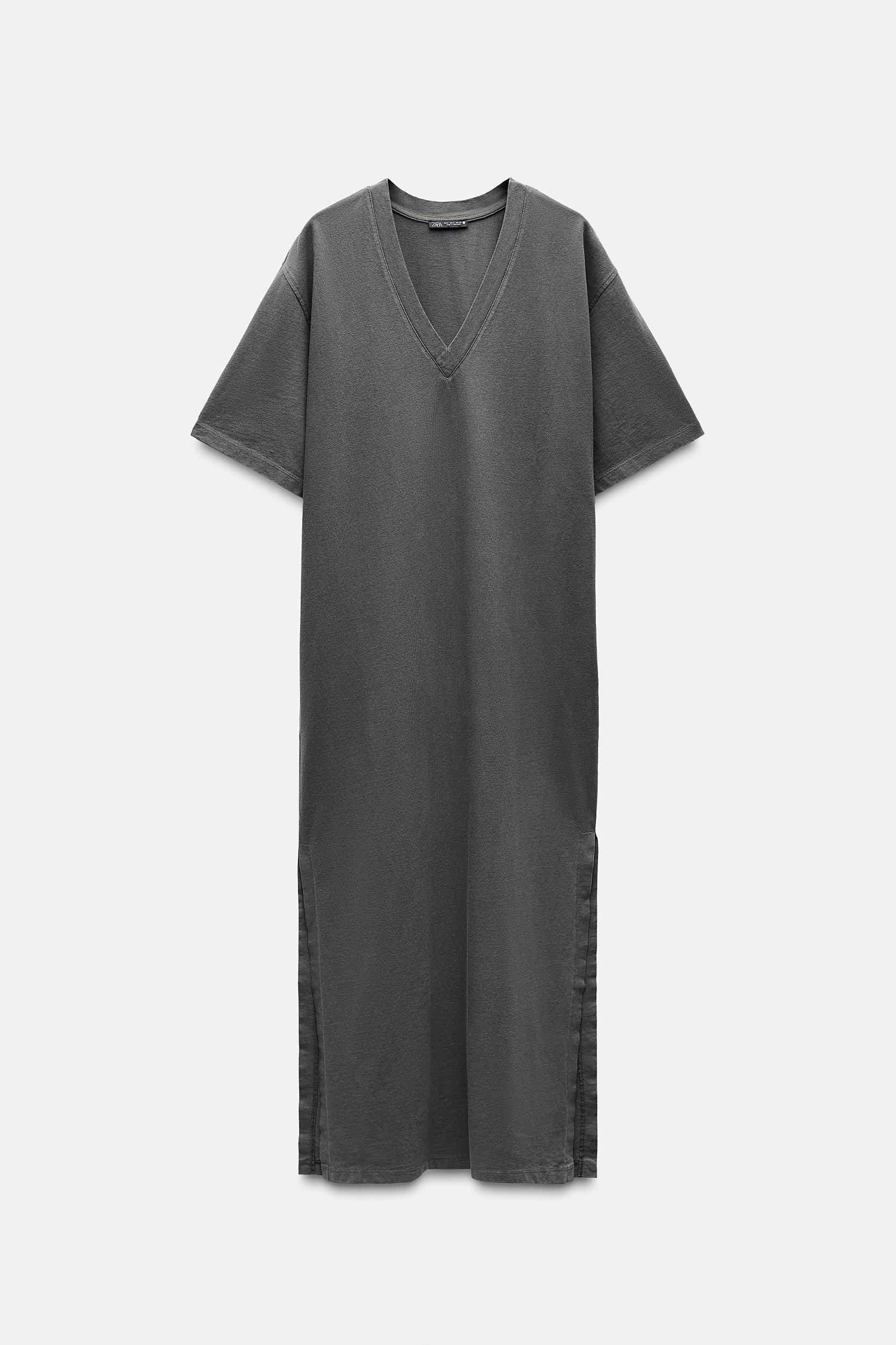 HEAVY COTTON TUNIC DRESS Product Image
